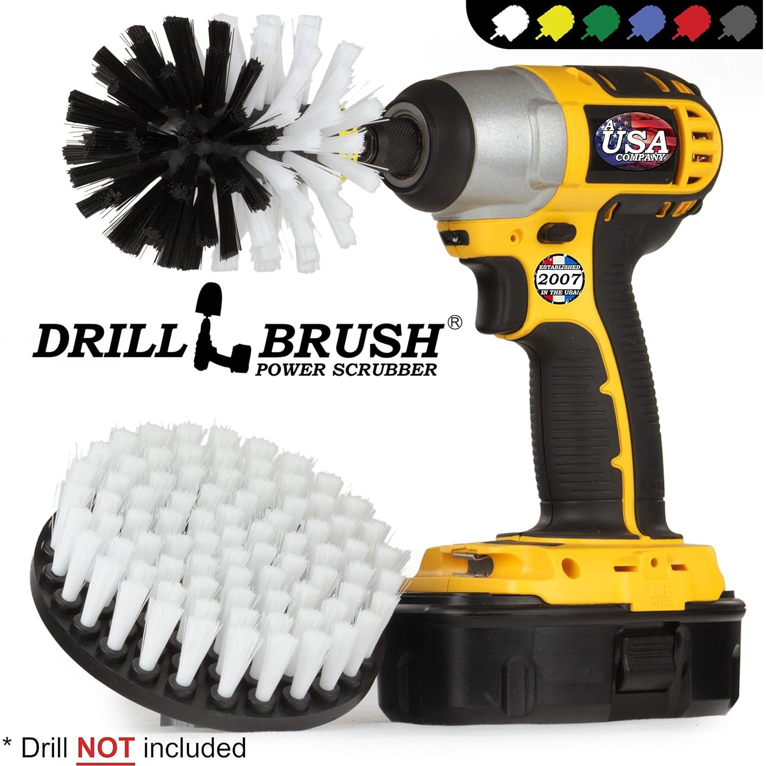Kit de Cepillos de Limpieza para Autos Drillbrush - 2 Piezas