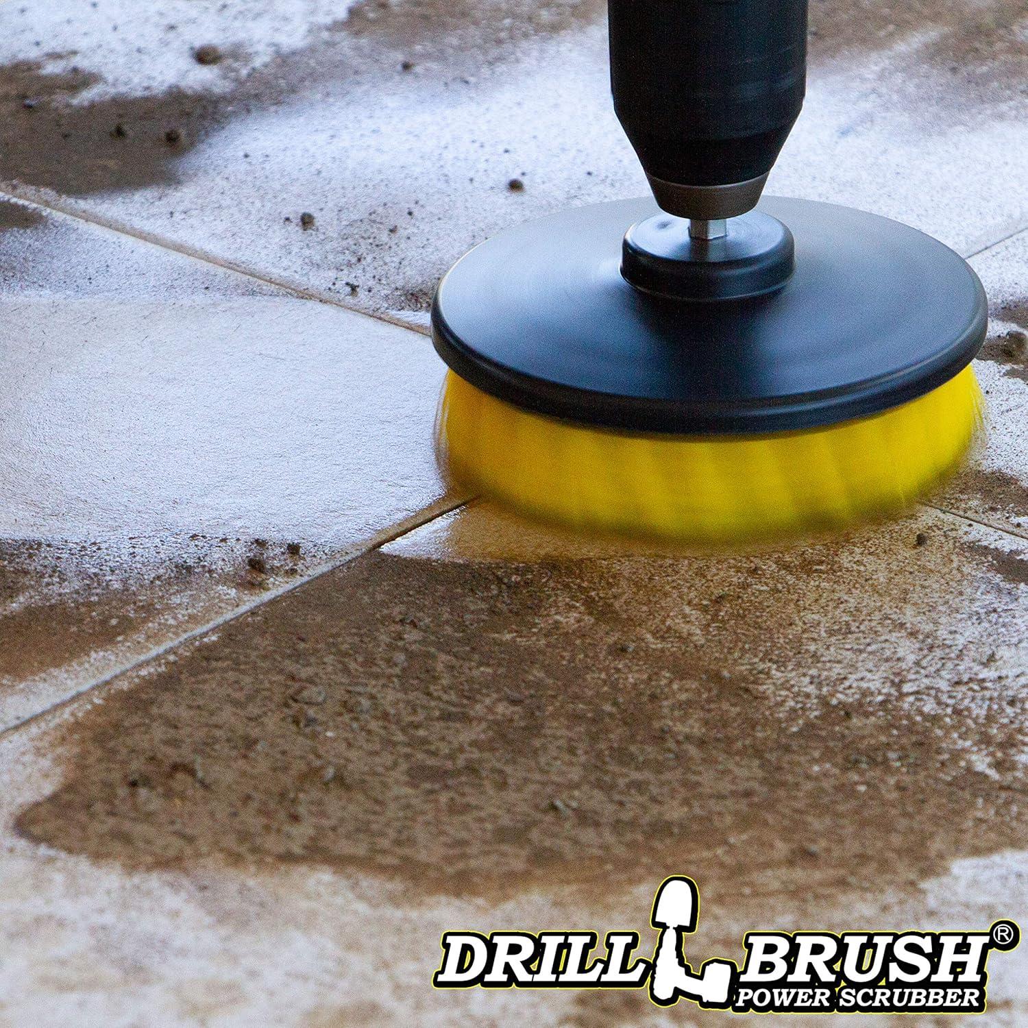 Cepillo de limpieza para taladro Drillbrush 5" amarillo