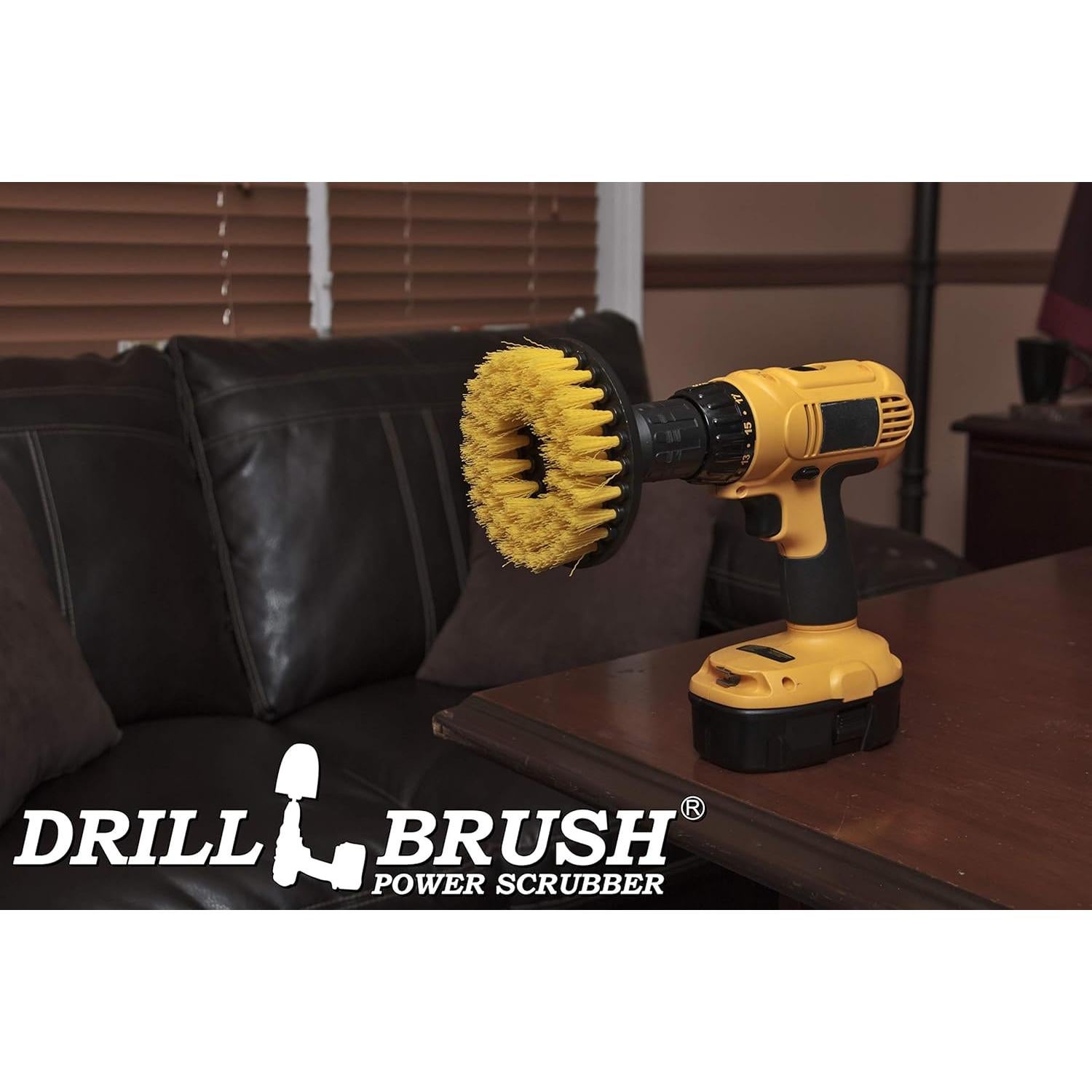 Cepillo de limpieza para taladro Drillbrush 5" amarillo