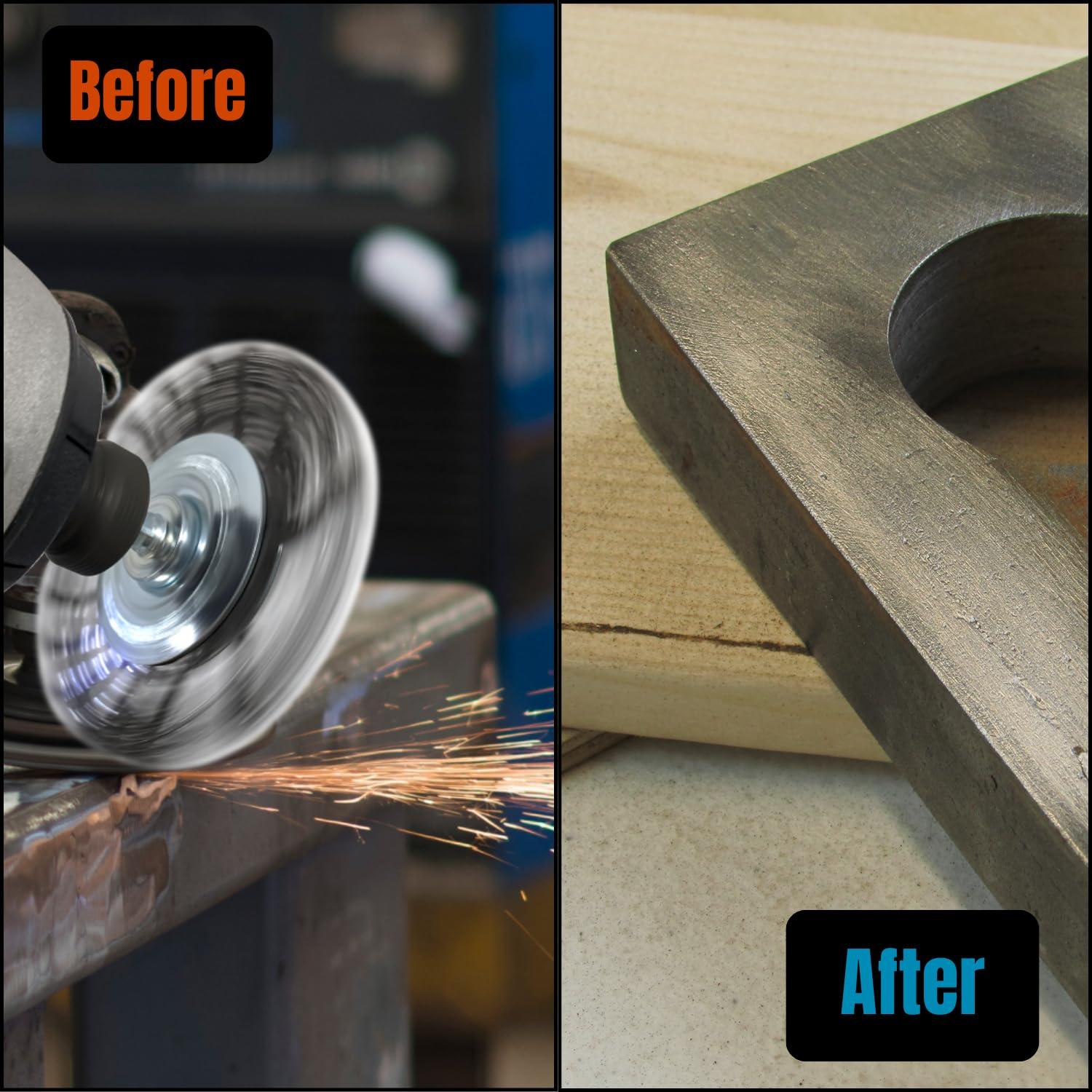 Juego de Cepillos de Alambre LINE10 Tools 3" para Limpieza