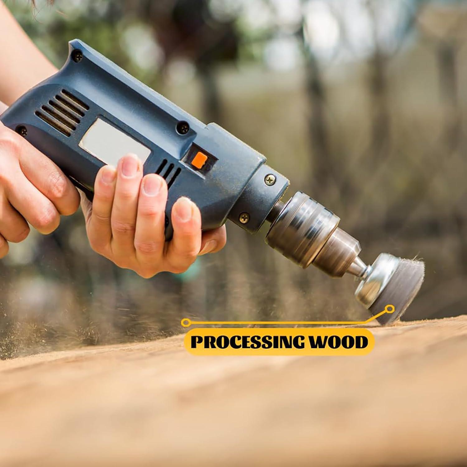 Juego de 5 cepillos de alambre ONEINHE para taladros 75mm-25mm