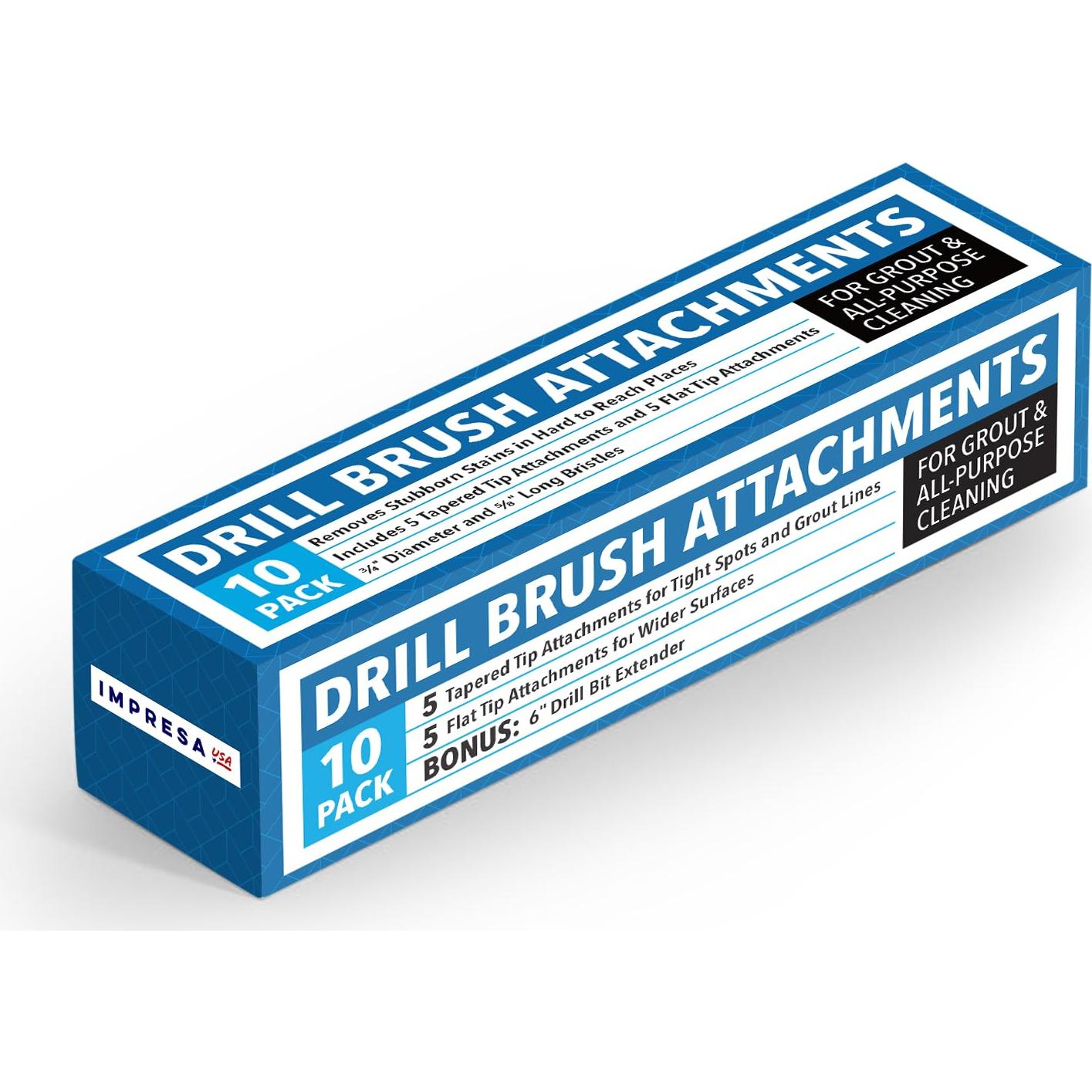 Kit de Limpieza para Taladro Impresa - 10 Accesorios Multiusos