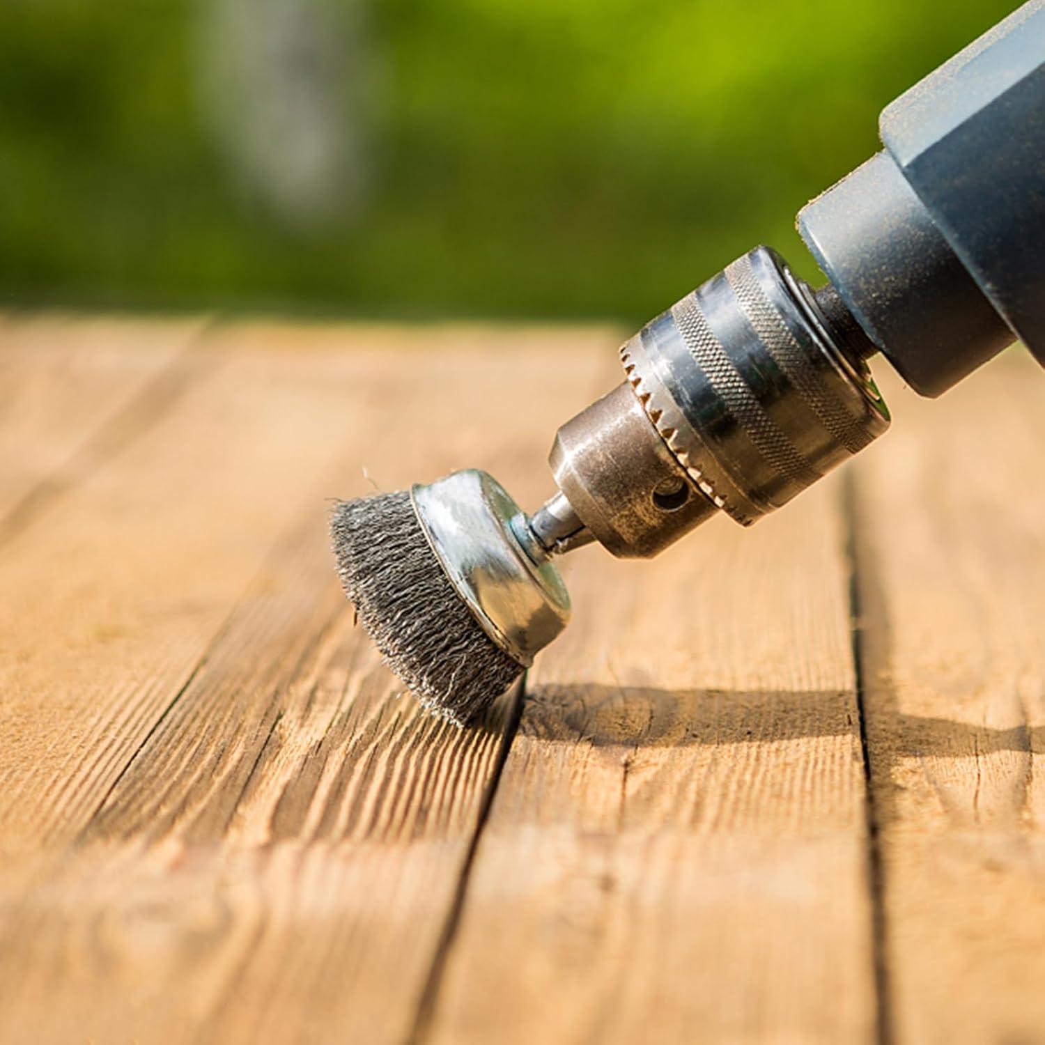 Juego de Cepillos de Alambre JIUNENG 9 Piezas para Taladro