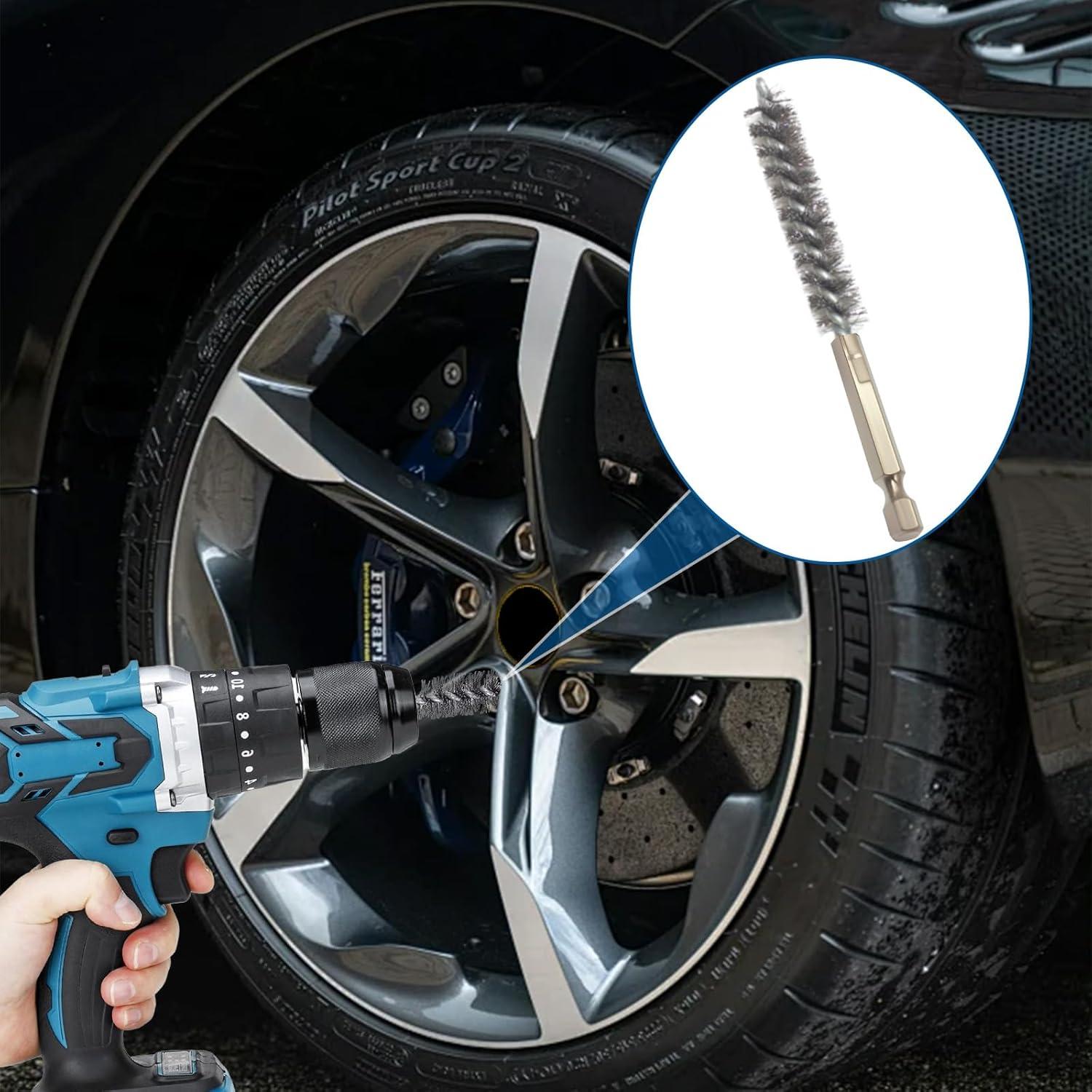 Juego de 10 Cepillos de Alambre JUNTIANZE para Taladro 6.35 mm