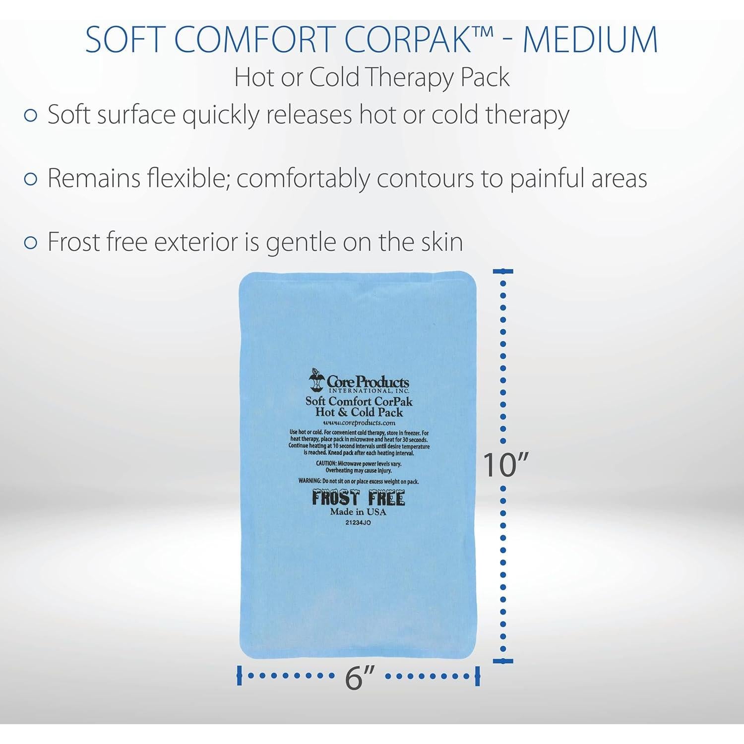 Compresa Térmica Reutilizable Core Products 15.24x25.4cm