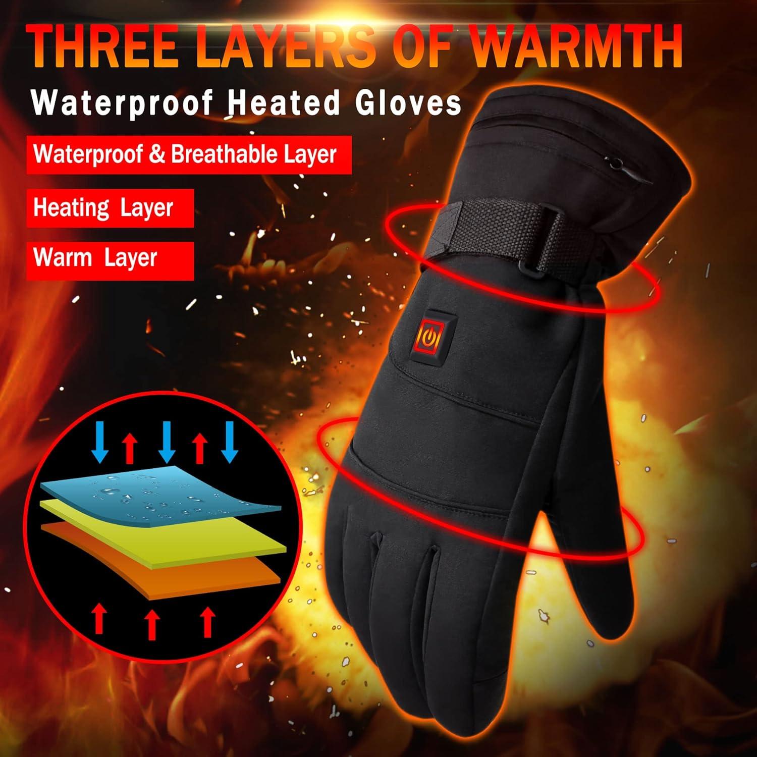 Guantes Térmicos Eléctricos SPRING SHOP 3.7V Impermeables