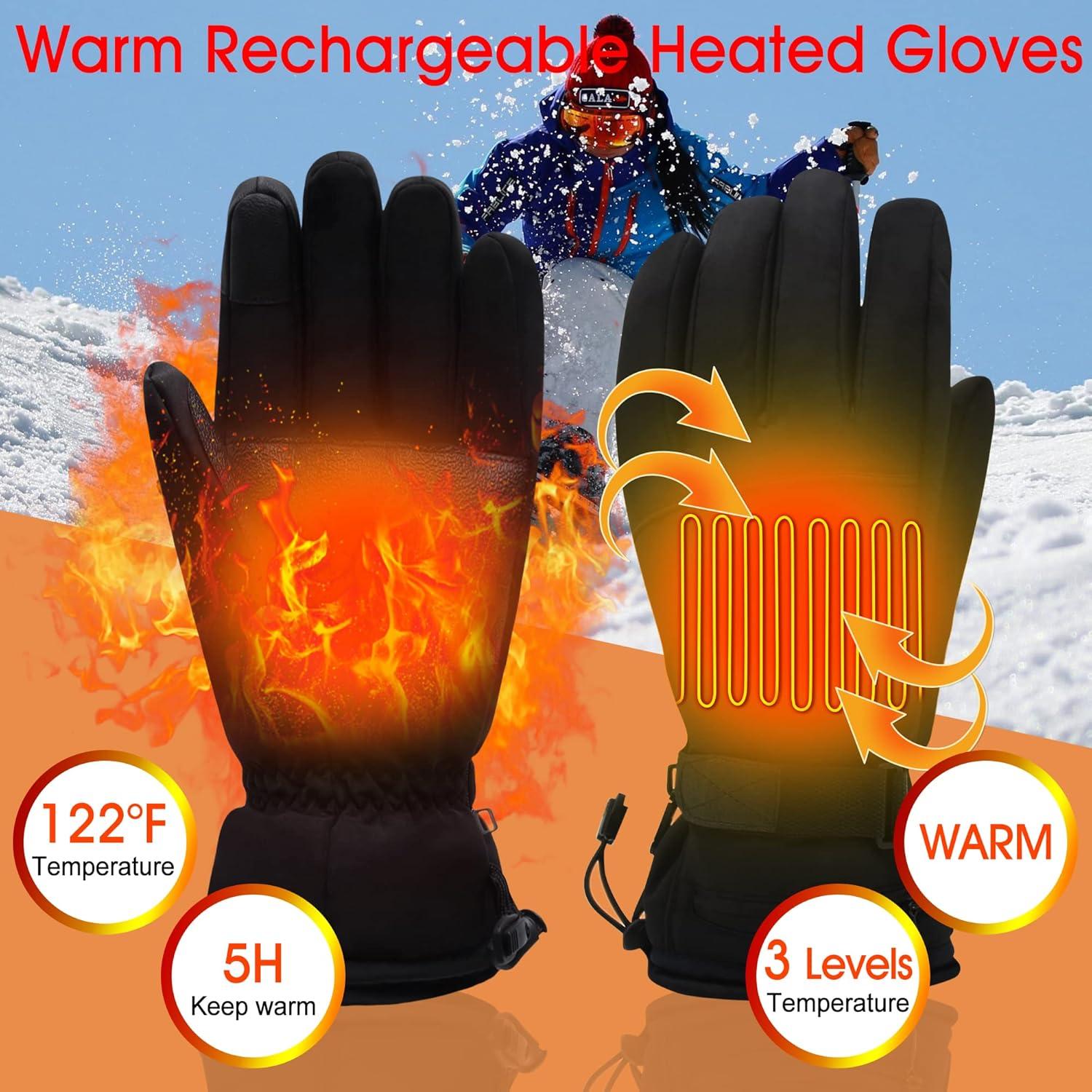 Guantes Térmicos Eléctricos SPRING SHOP 3.7V Impermeables