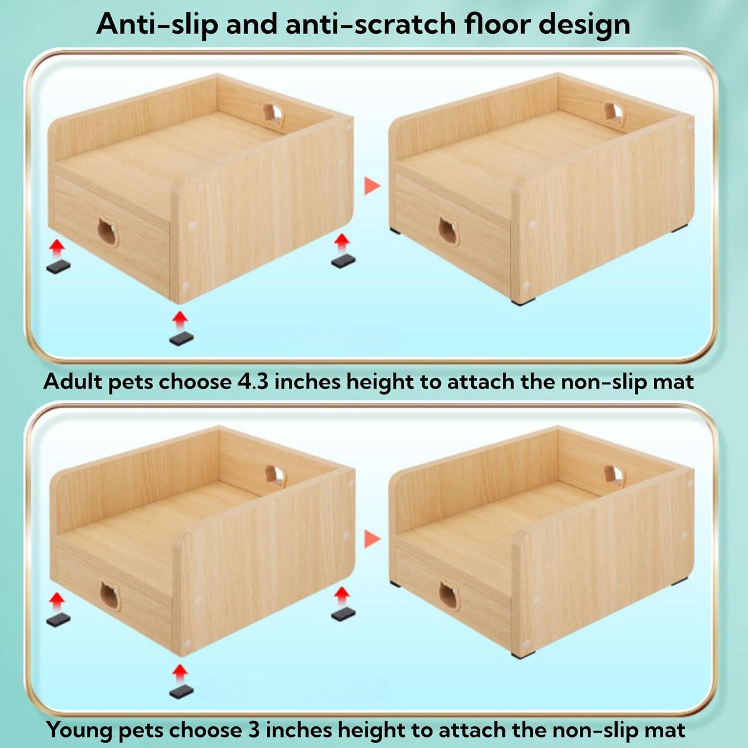 Soporte Elevado para Comedero de Mascotas PAWPARAGON Ajustable