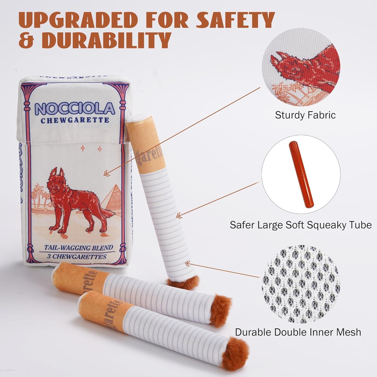 Juguete Interactivo para Perros Nocciola Squeaky Puff Stick 12cm