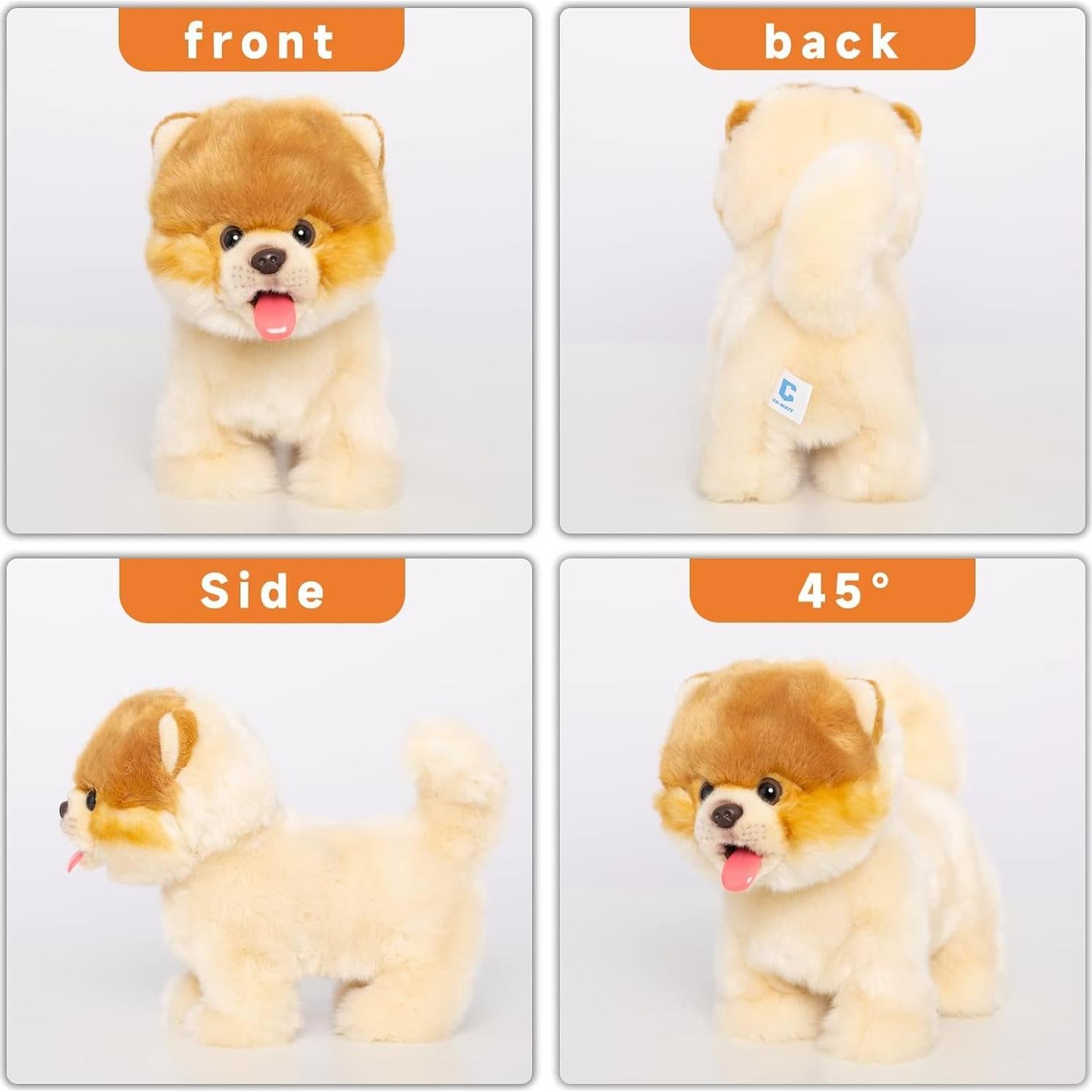 Perro Robot Interactivo CU-MATE Pomerania 30cm para Niños 3+