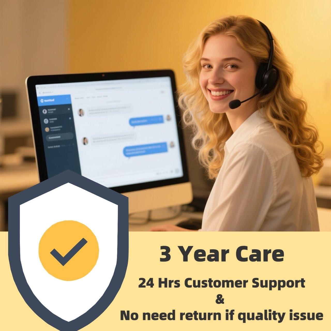 Lámpara de Mesa Inalámbrica Dorada Recargable 5000mAh