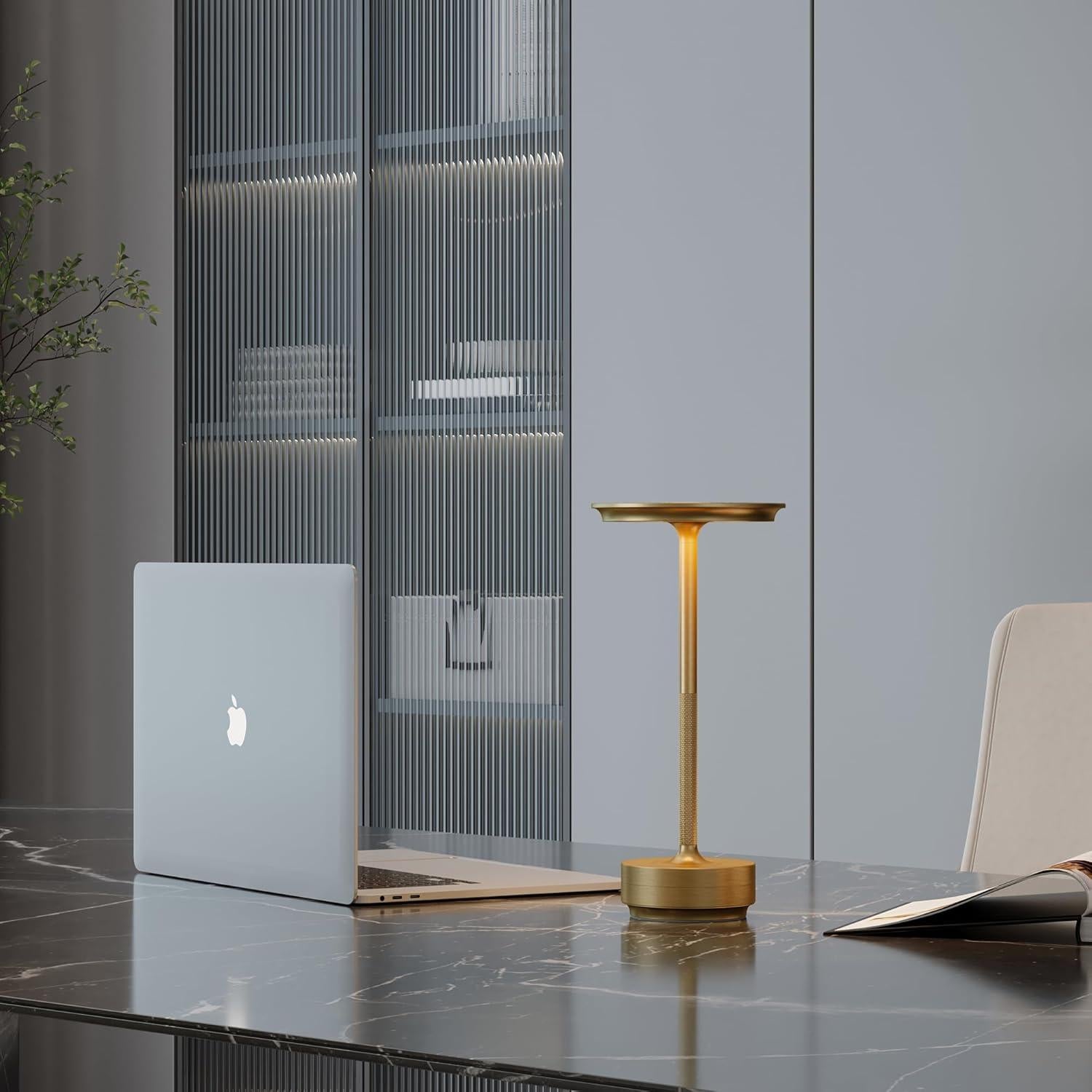 2 Lámparas de Mesa Inalámbricas Recargables FDIDC 5000mAh LED