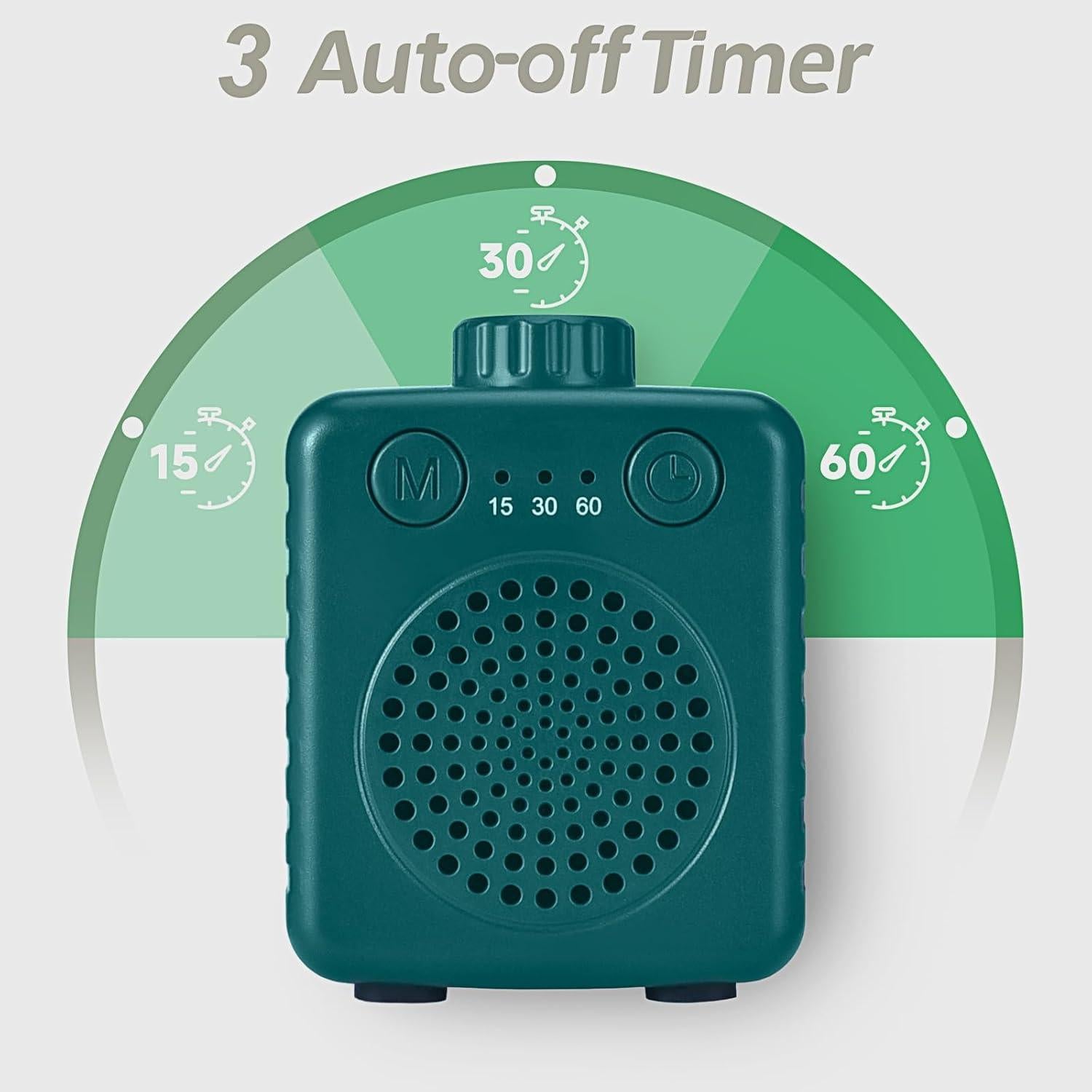 Máquina de Sonido Fansbe Verde Portátil 20 Sonidos Calmantes