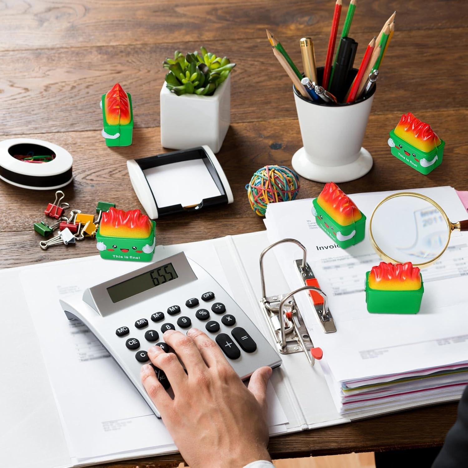 Leitee 24 Pelotas Antiestrés en Contenedor Verde - Juguetes para Alivio de Estrés