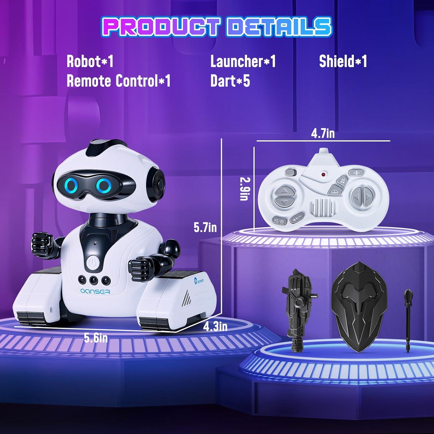 Robot Control Remoto WOWELLO 12.4cm Recargable para Niños 3-12 años