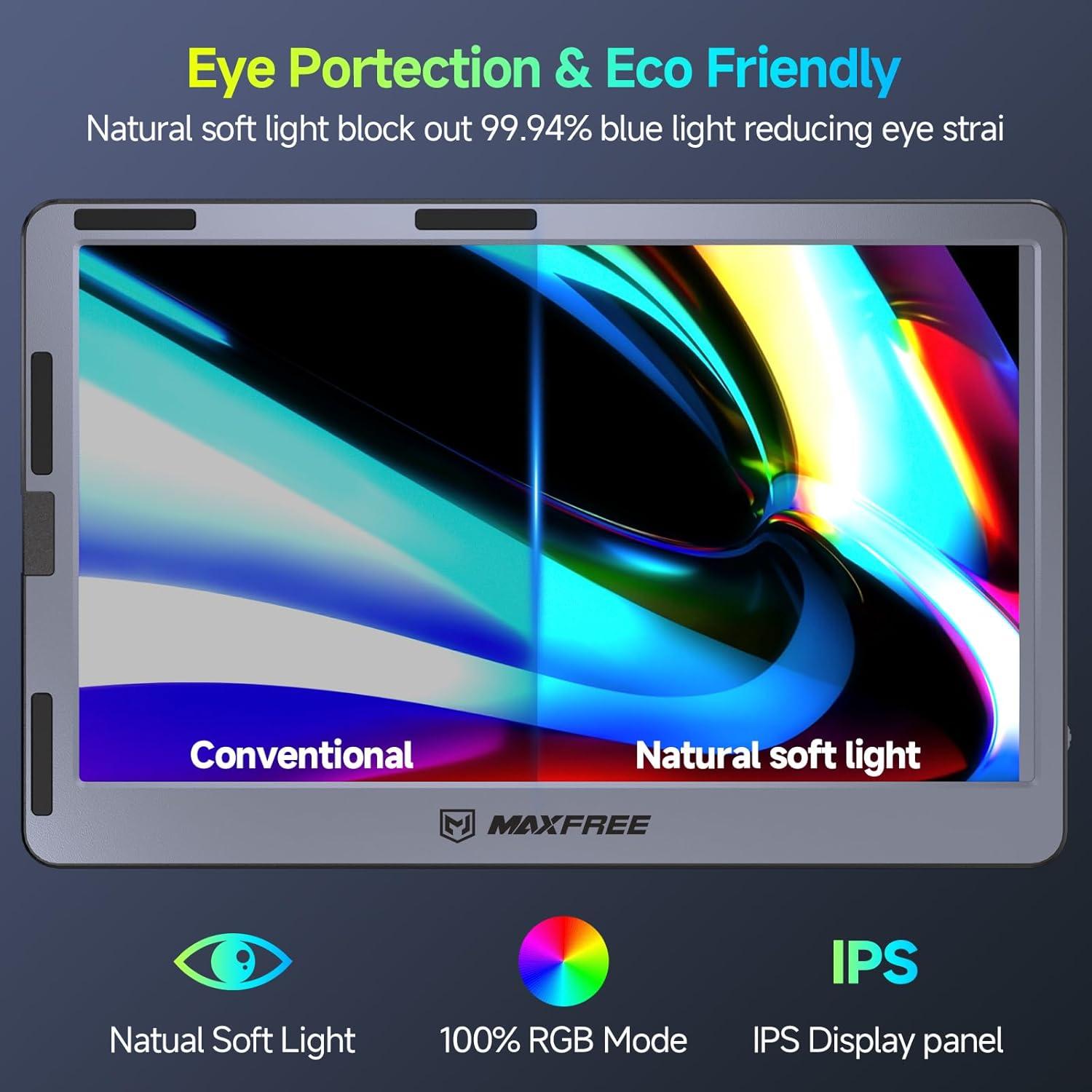 Maxfree F1 Extensor de Pantalla Portátil 14" FHD 1080p