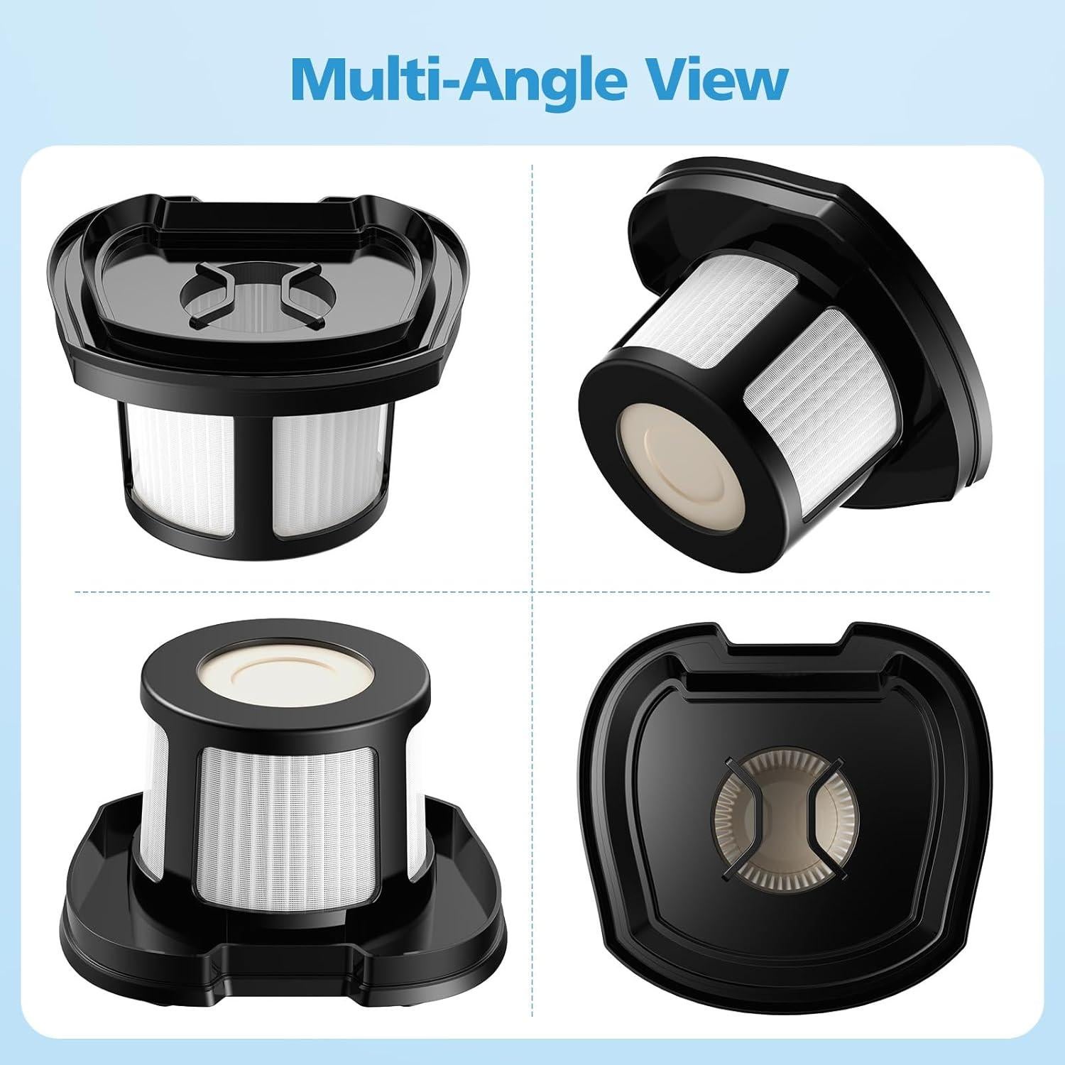 Kit de Filtros de Reemplazo iSingo 2284W/2390A para Aspiradora Bissell