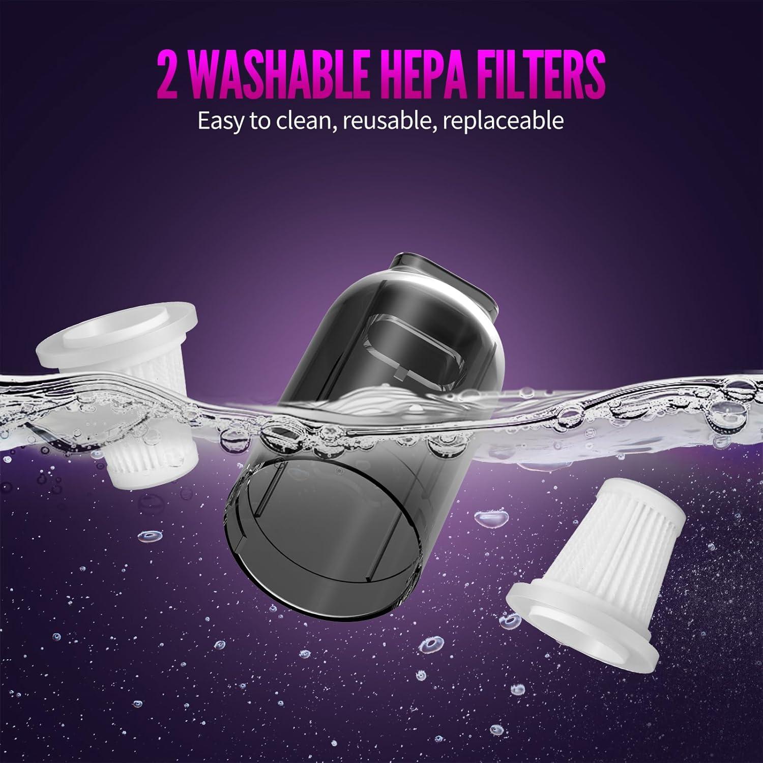 Aspiradora de Coche Portátil Homephi VC03 17500Pa Recargable