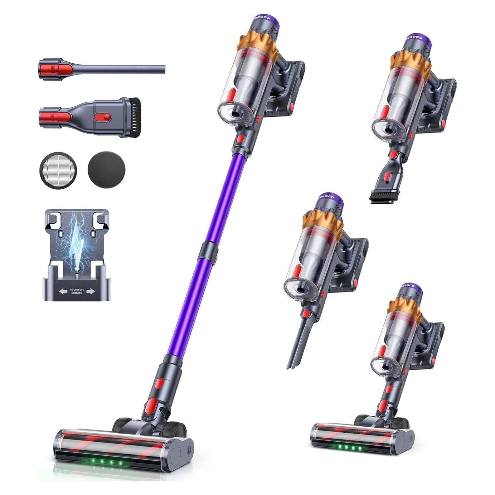 Aspiradora Inalámbrica Ozeeco EC01 550W 60Min Modo ECO