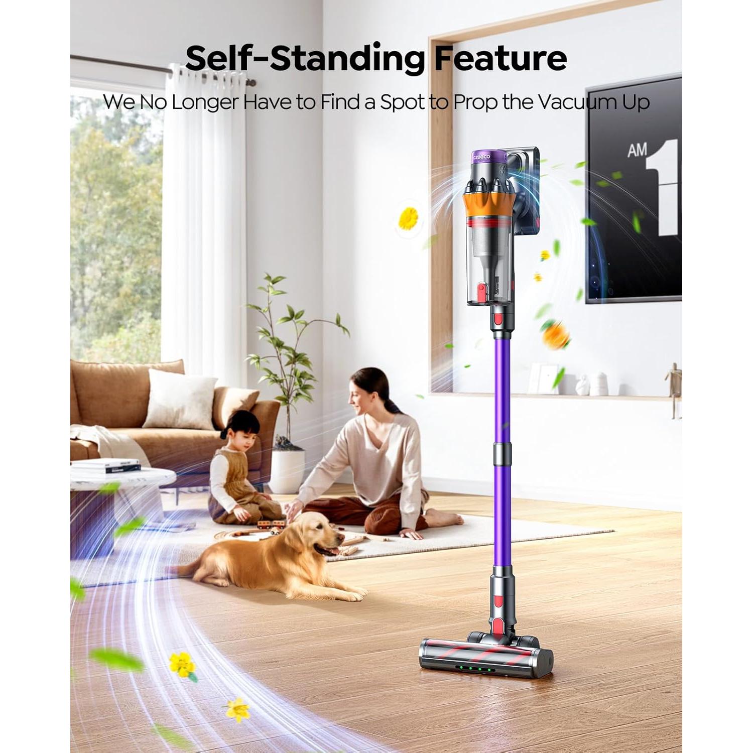 Aspiradora Inalámbrica Ozeeco EC01 550W 60Min Modo ECO