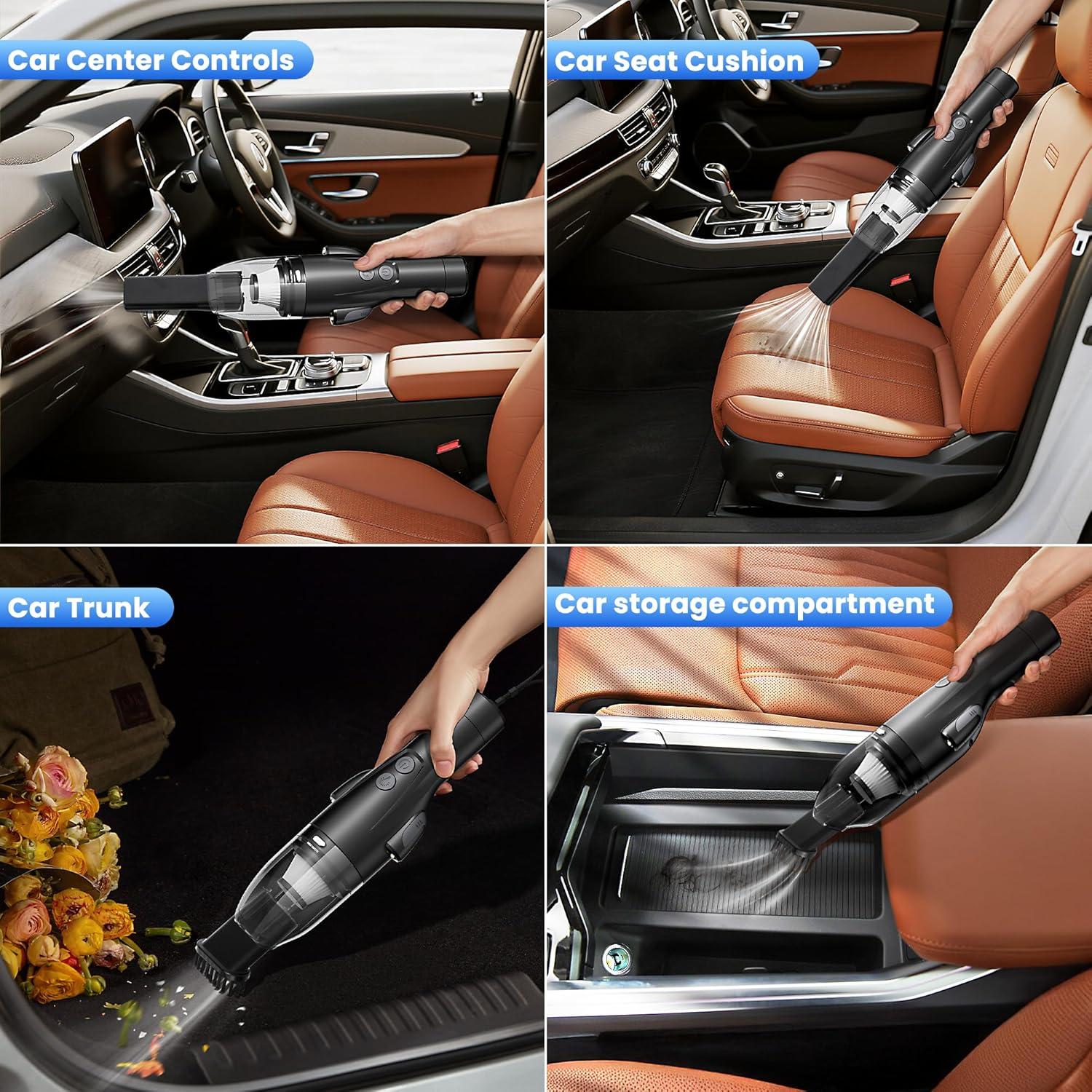 Aspiradora Inalámbrica Mecanto WL-X902 8000Pa Portátil 4-en-1