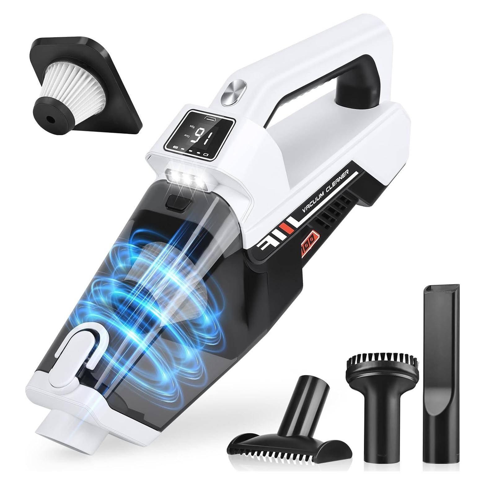 Aspiradora de Mano Inalámbrica Jivoxia VC-100 160W HEPA