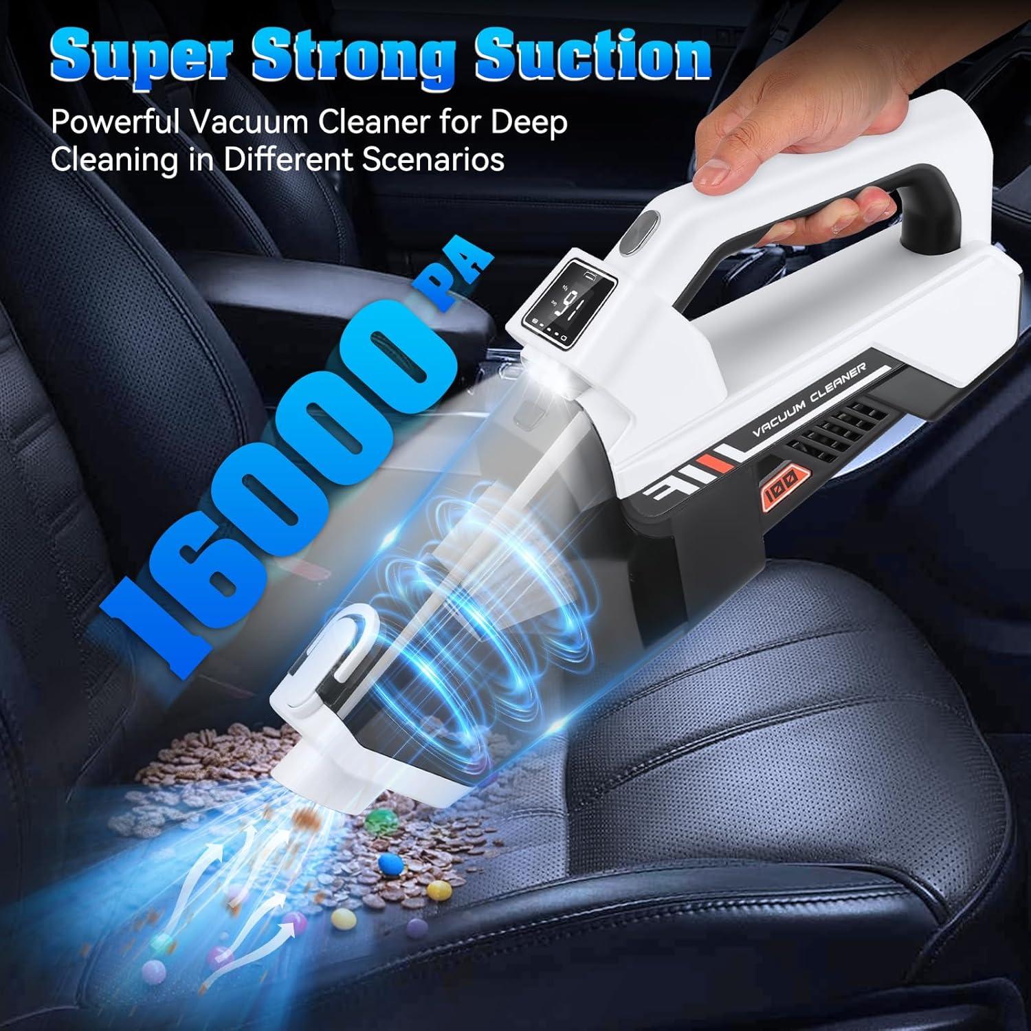 Aspiradora de Mano Inalámbrica Jivoxia VC-100 160W HEPA