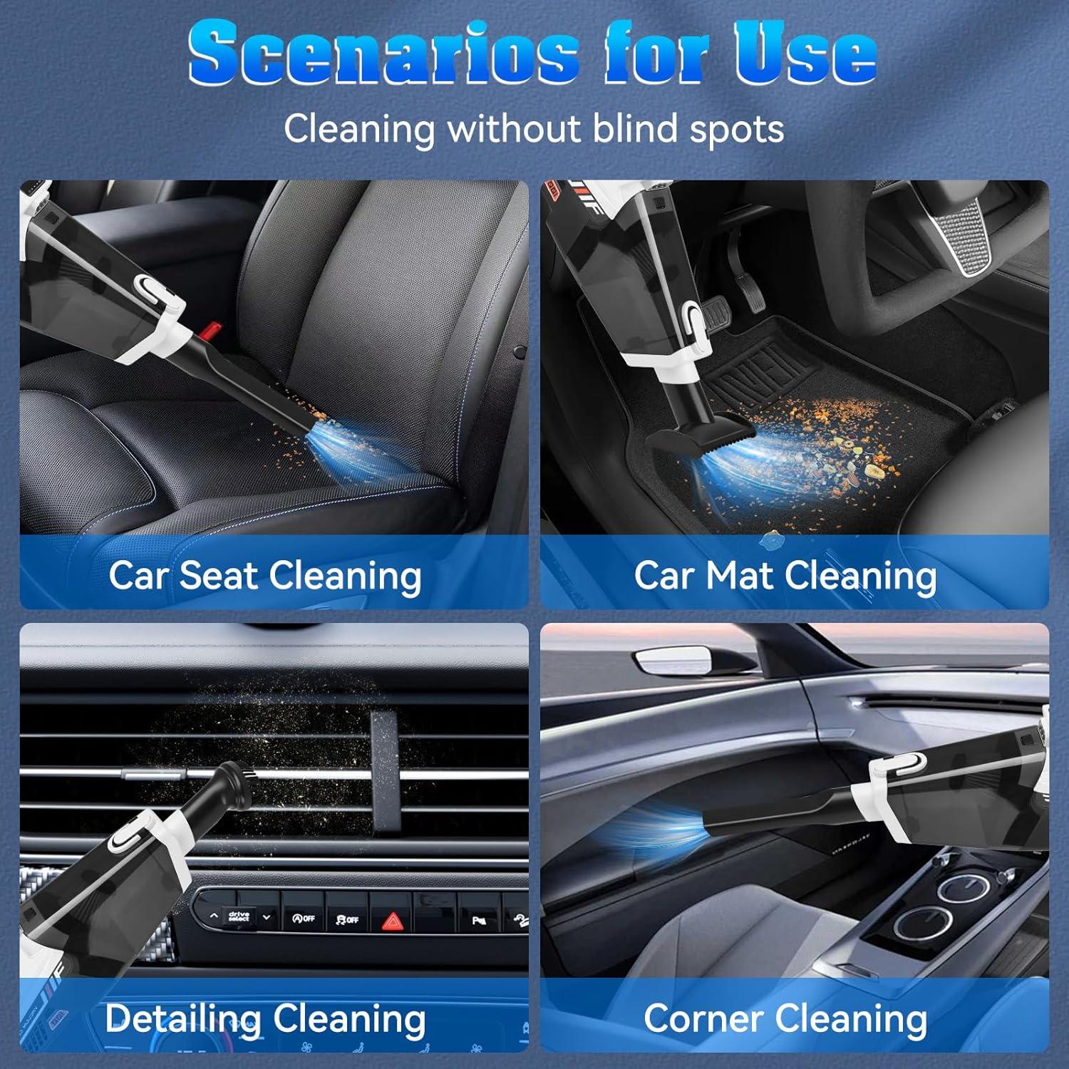 Aspiradora de Mano Inalámbrica Jivoxia VC-100 160W HEPA