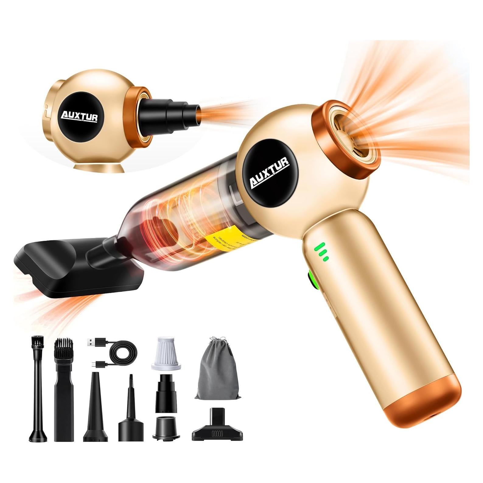 Aspiradora de Mano Inalámbrica AUXTUR 18000PA 3 Velocidades