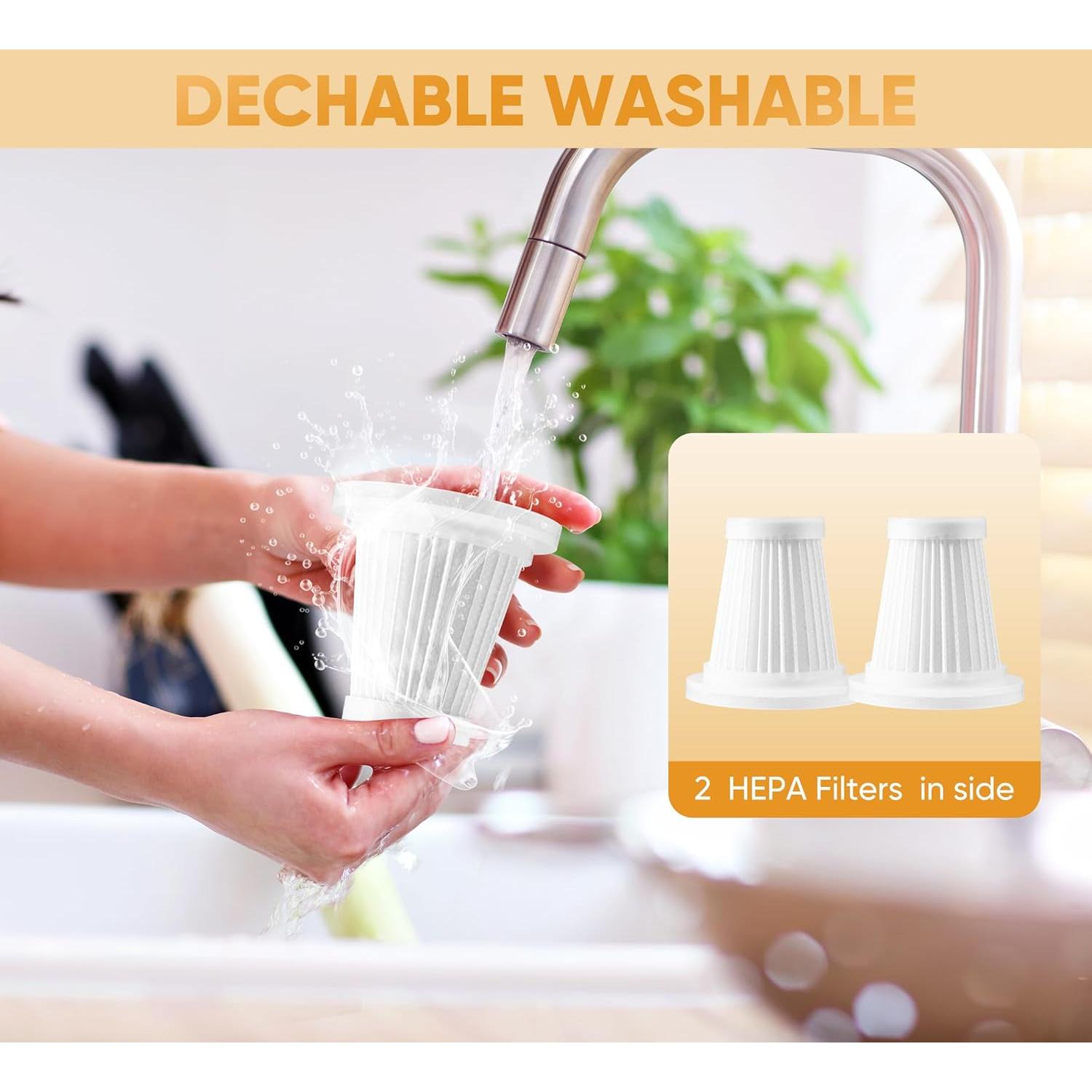 Aspiradora de Mano Inalámbrica AUXTUR 18000PA 3 Velocidades