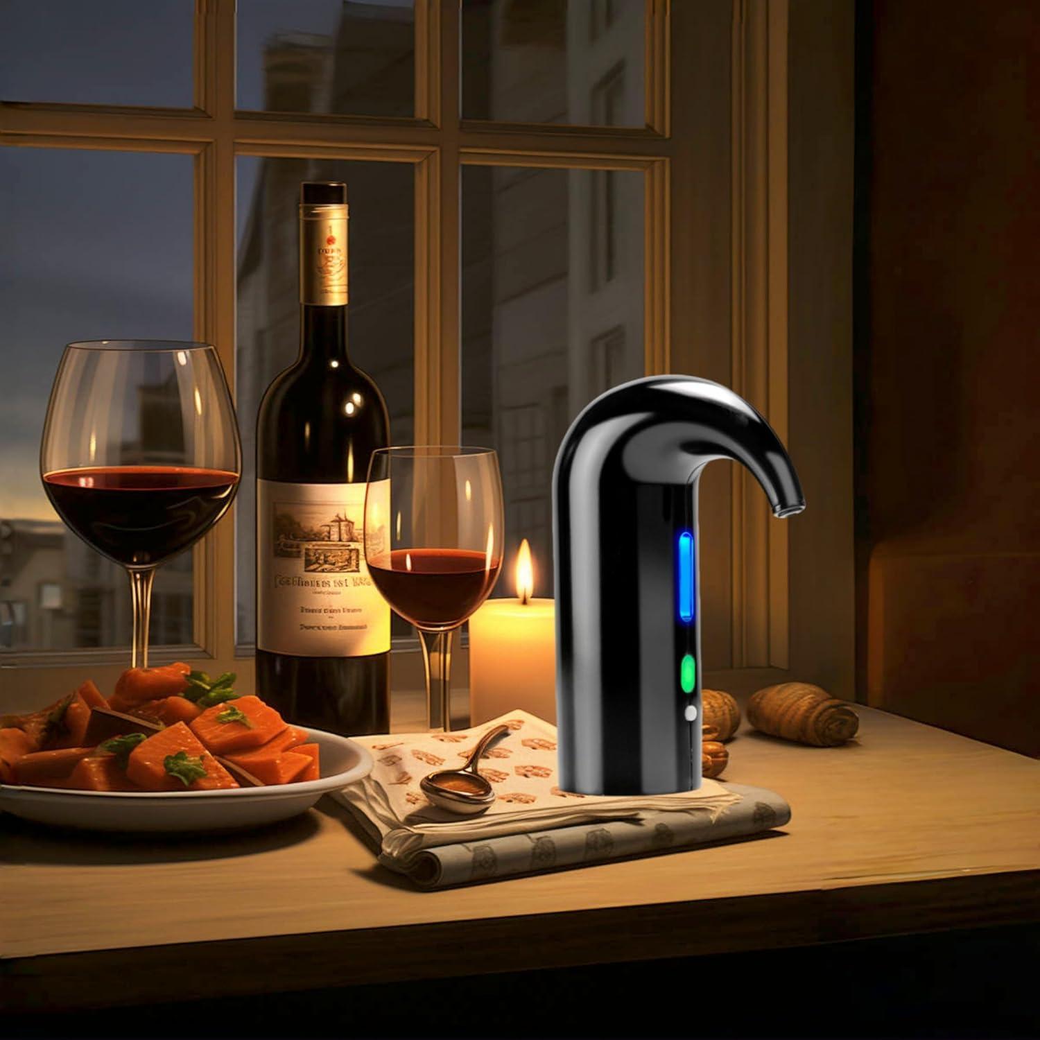Aerador de Vino Eléctrico Yomety WA - Portátil y Eficiente