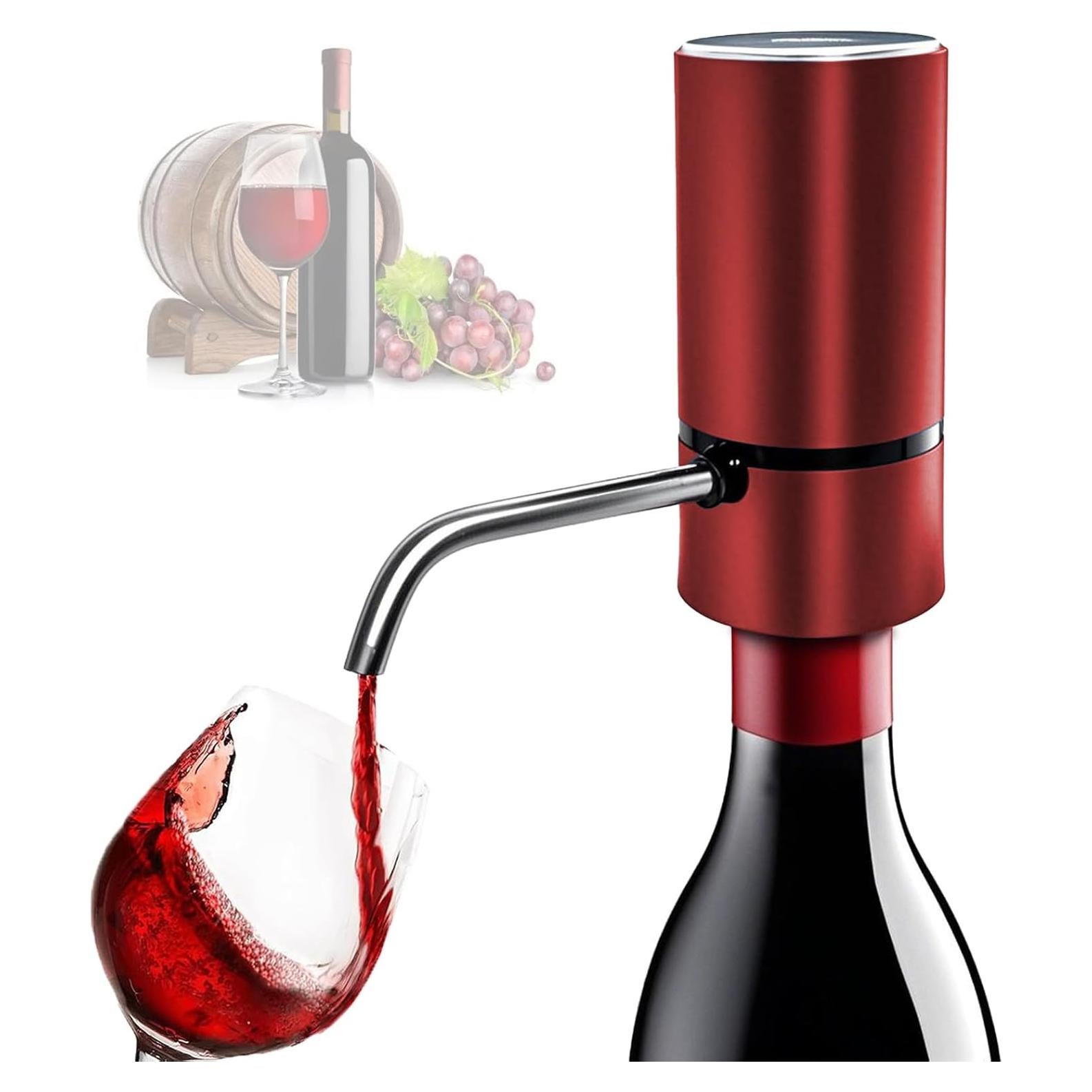 Dispensador de Vino Eléctrico LUCYLANKER con Aerador y Bomba