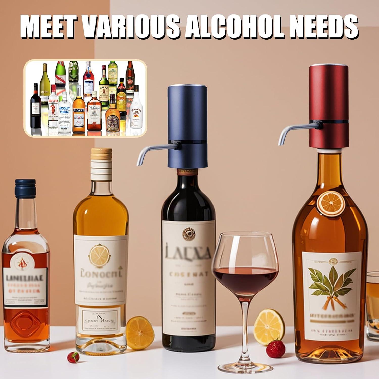 Dispensador de Vino Eléctrico LUCYLANKER con Aerador y Bomba