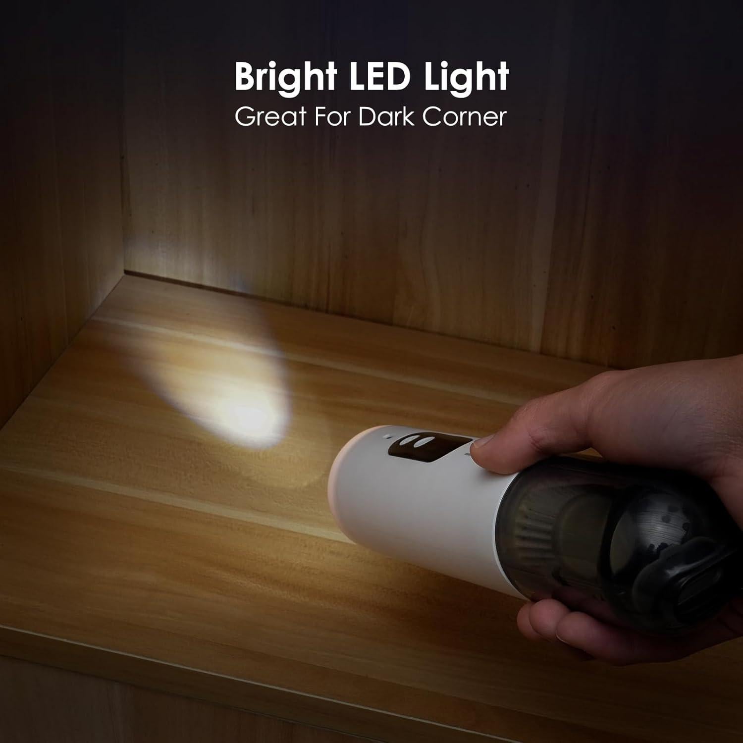 Aspiradora de Mano Inalámbrica PINXC CV301 15000Pa 5 en 1