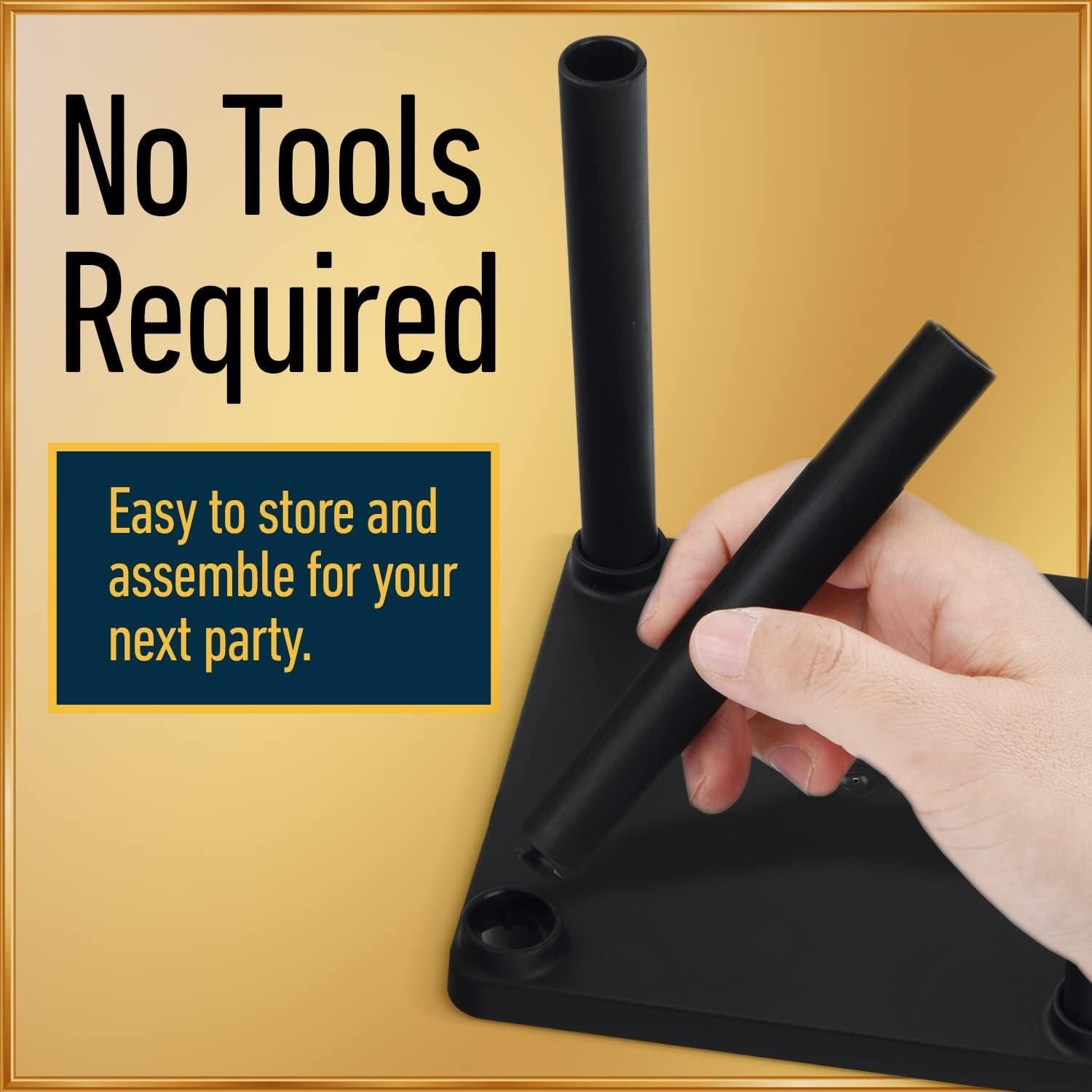 Soporte para Dispensador de Vino IMPRESA 3L Vidrio Negro Moderno