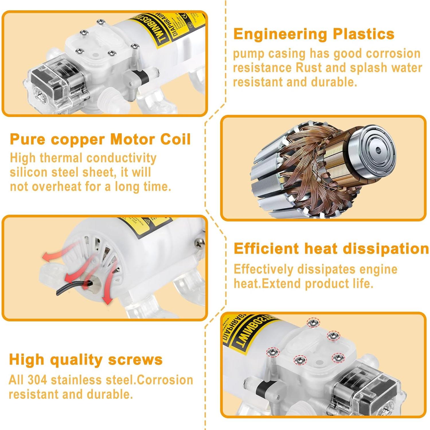 Bomba de Transferencia de Vino Twinboster 100-230V 3.785 LPM
