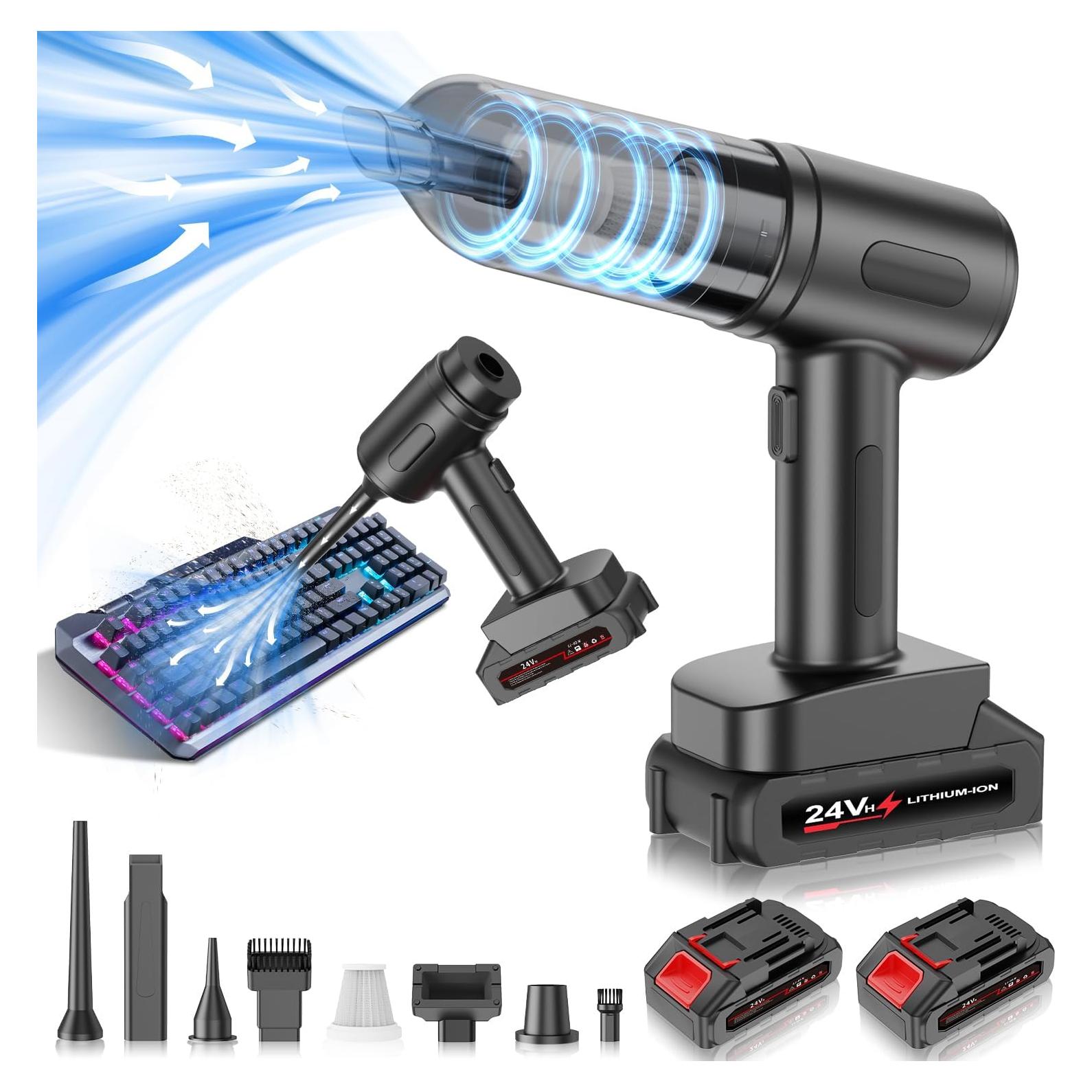 Aspiradora de Coche Portátil HCRTGAY MD-16 Inalámbrica 30min