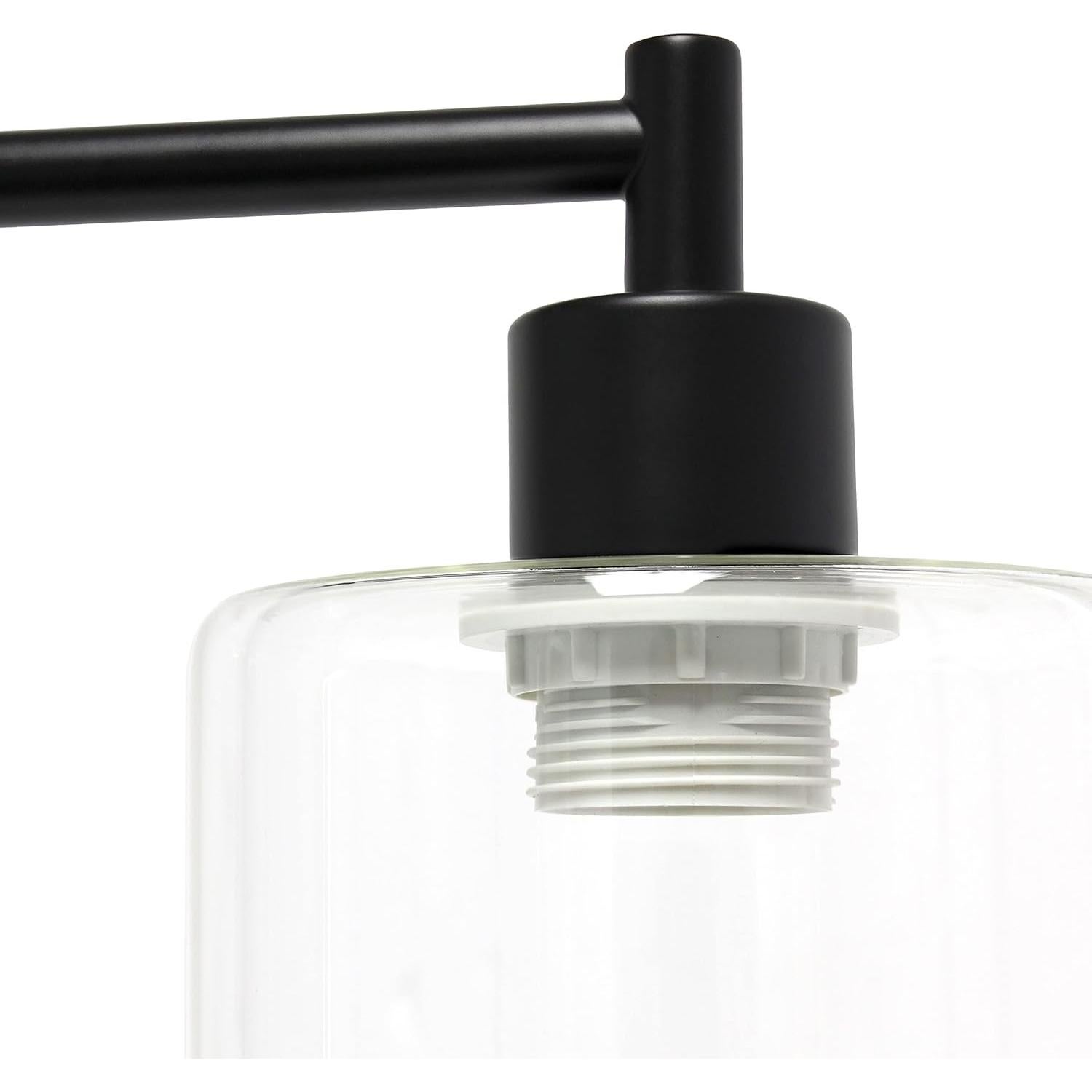 Lámpara de Mesa Industrial Simple Designs LD1036-BLK Negra