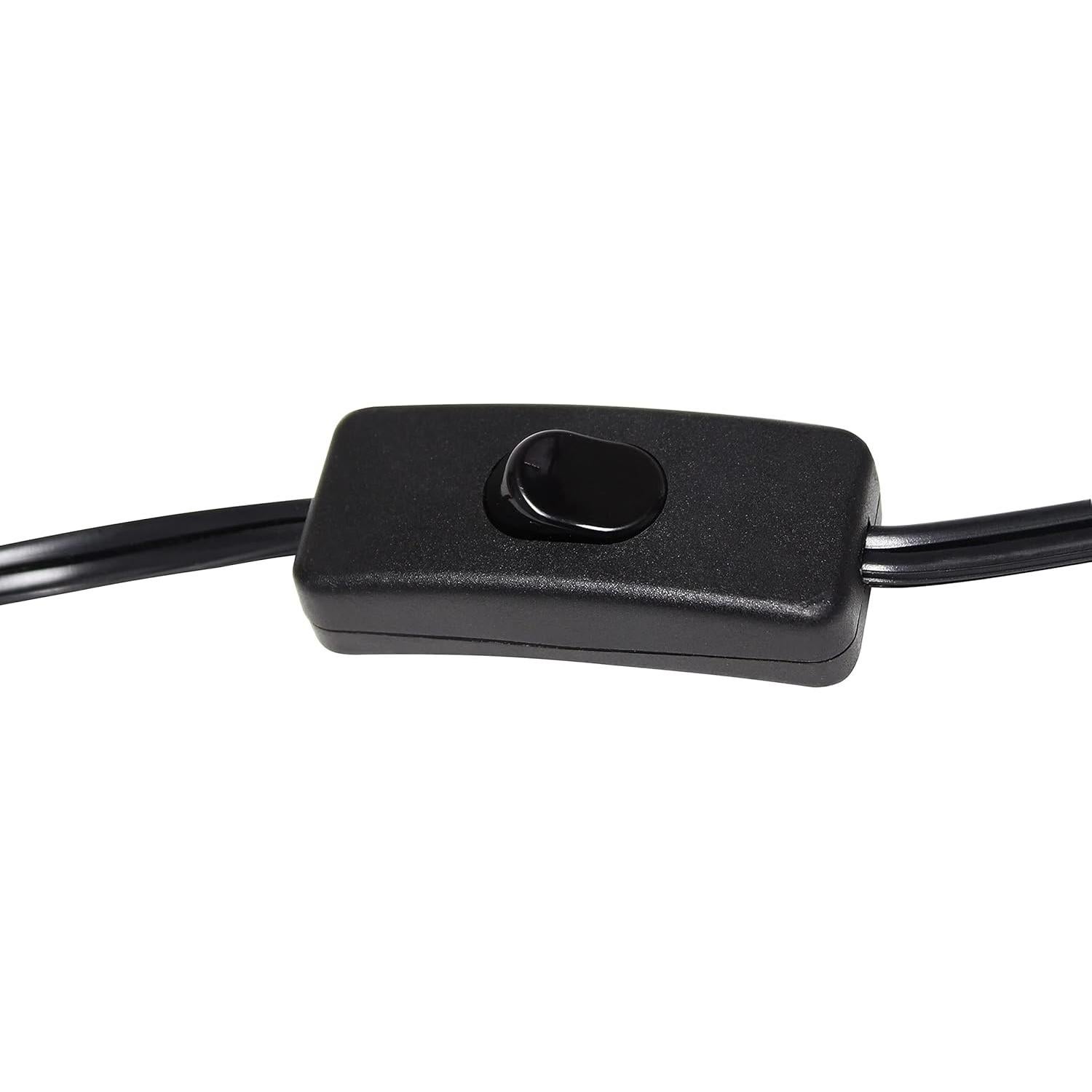 Lámpara de Mesa Industrial Simple Designs LD1036-BLK Negra