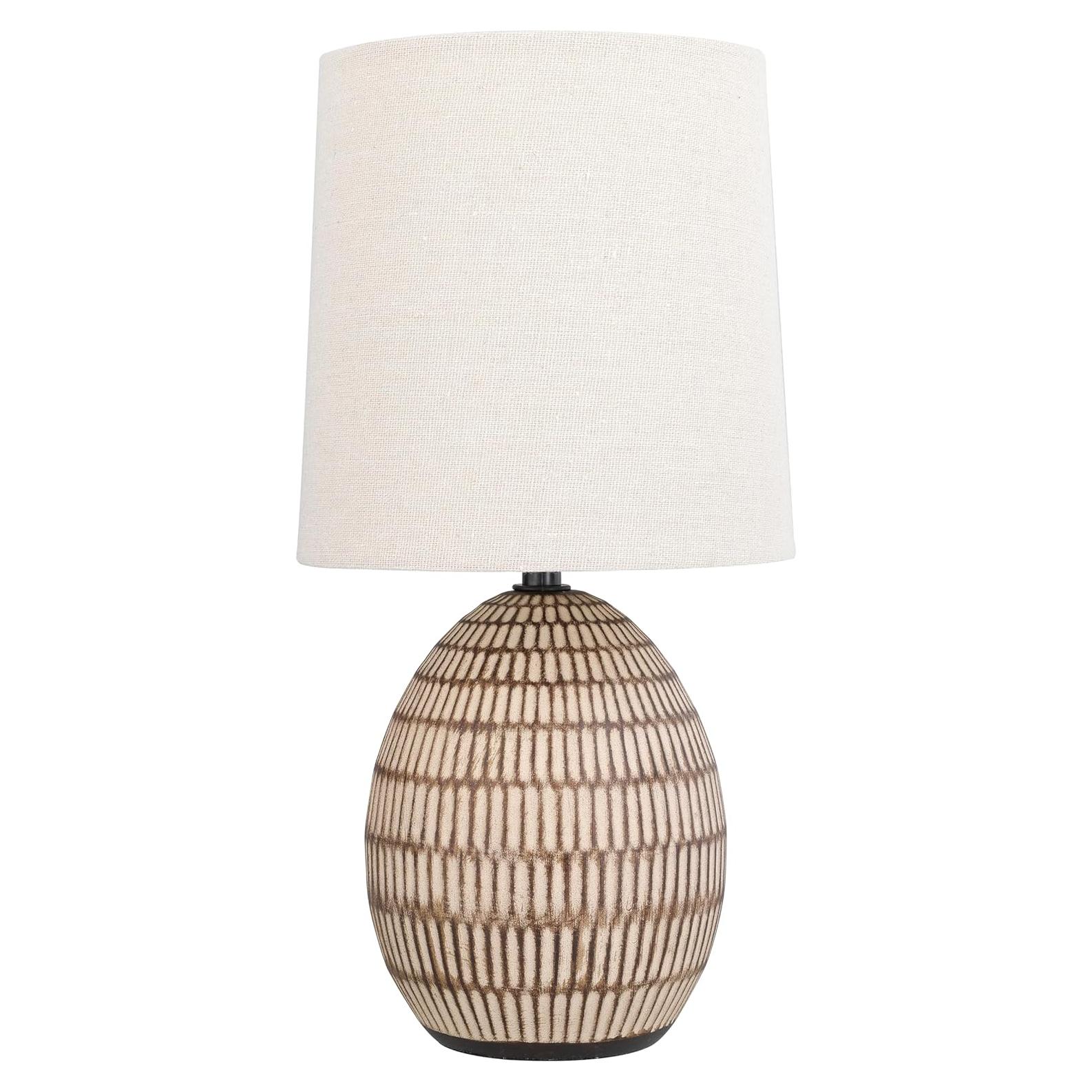 Lámpara de Mesa Cerámica Xtreme 34.93 cm Beige Marrón E26