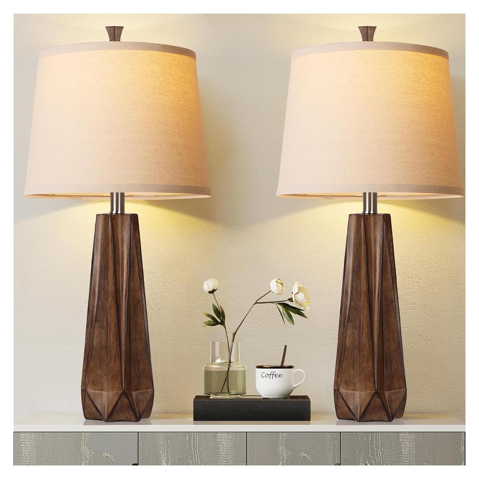 Conjunto de 2 Lámparas de Mesa WIHTU 68.58 cm 3 Temperaturas