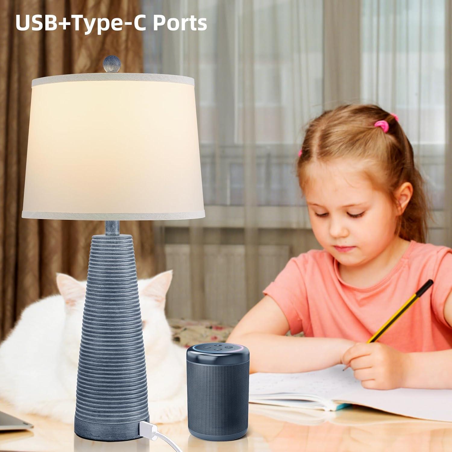 Lámpara de Mesa Vintage Terpsichore Juego de 2 68.58 cm