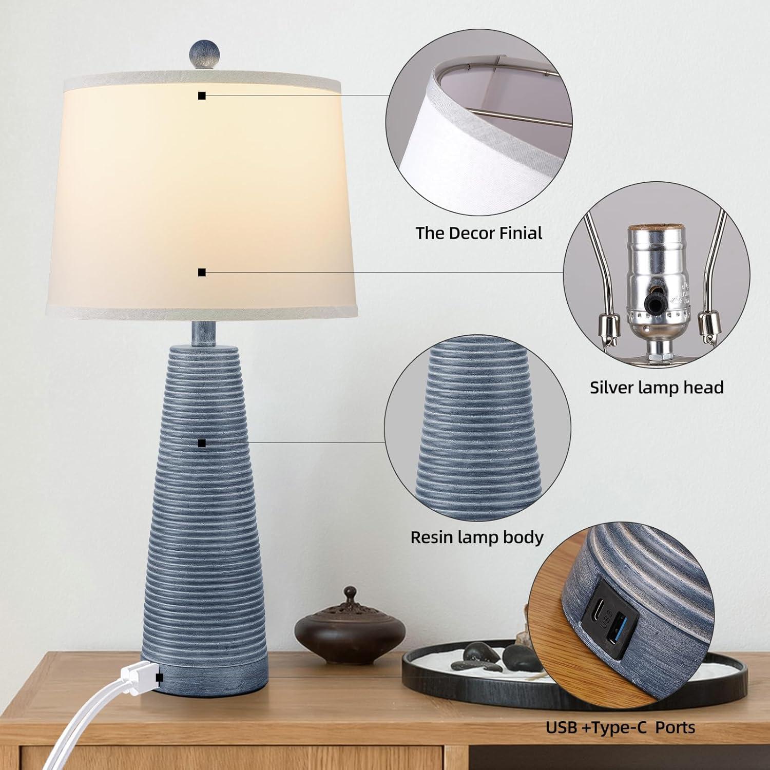 Lámpara de Mesa Vintage Terpsichore Juego de 2 68.58 cm