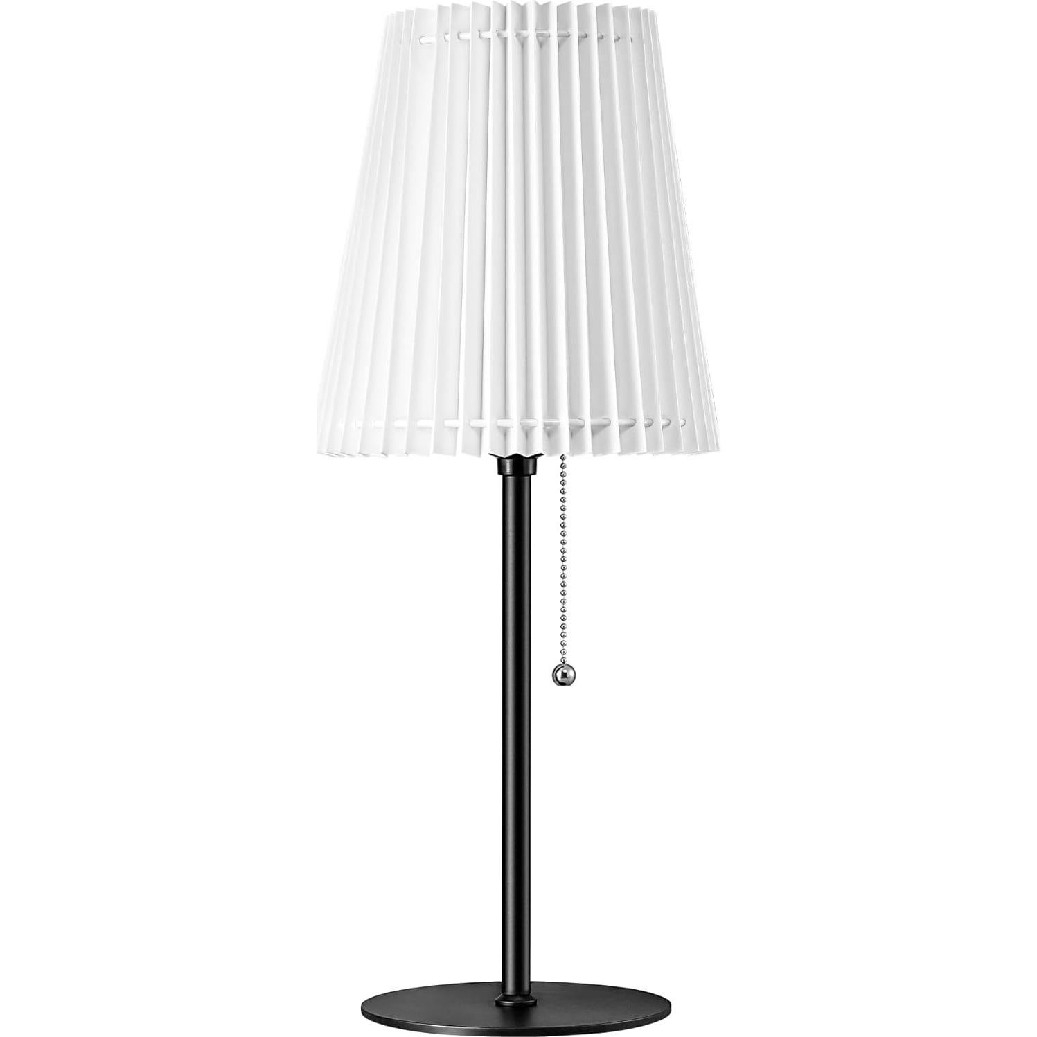 Lámpara de Mesa Alta EDISHINE Moderna E26 Pantalla Origami