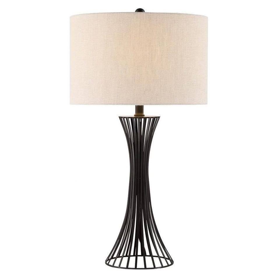 Lámpara de Mesa Efton Lite Source 76 cm Metal Negro Mate