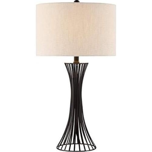 Lámpara de Mesa Efton Lite Source 76 cm Metal Negro Mate