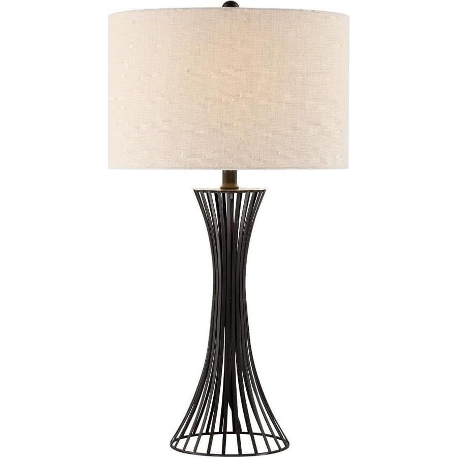 Lámpara de Mesa Efton Lite Source 76 cm Metal Negro Mate