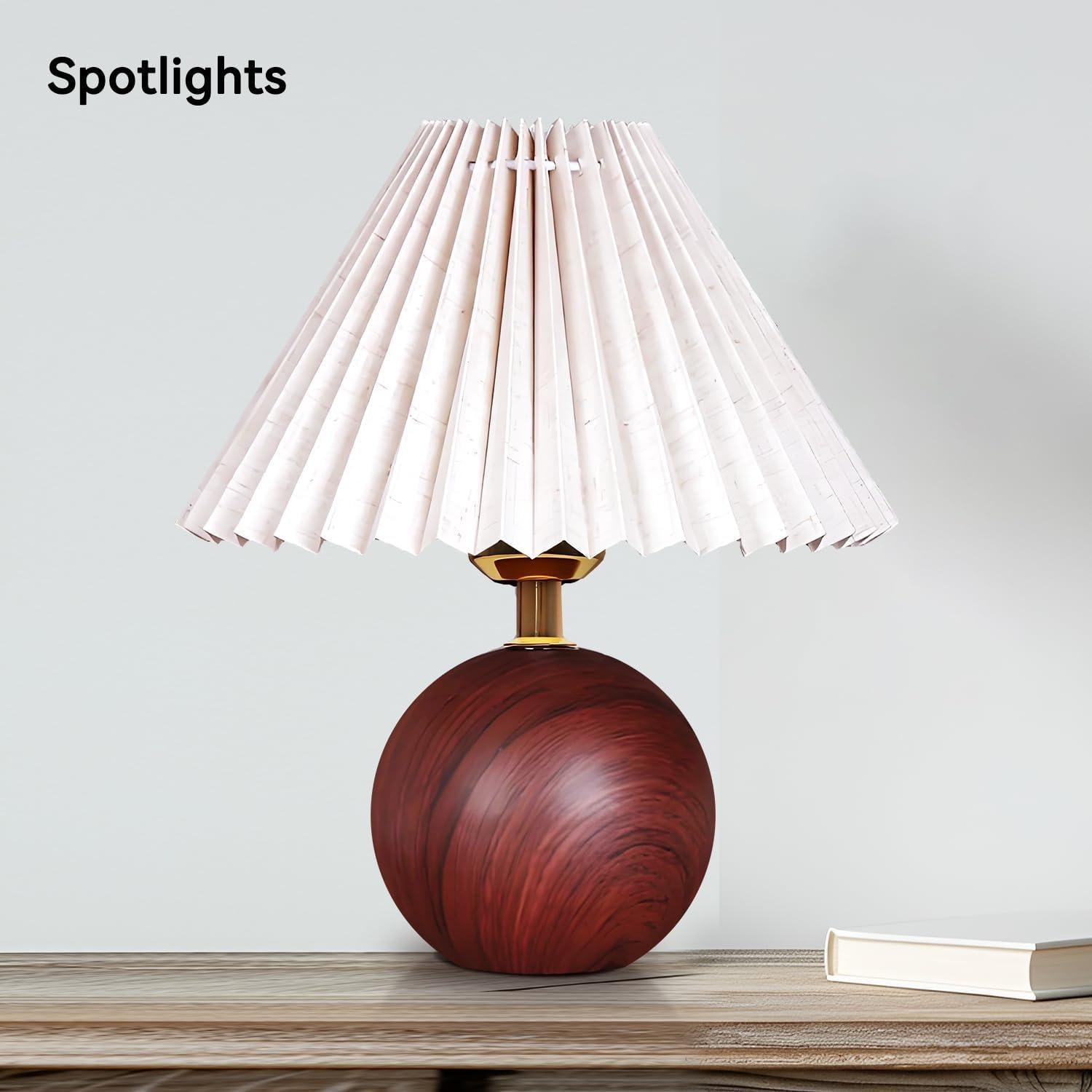 Lámpara de Mesa de Cerámica JUHOM TEMPLE-01 Beige LED