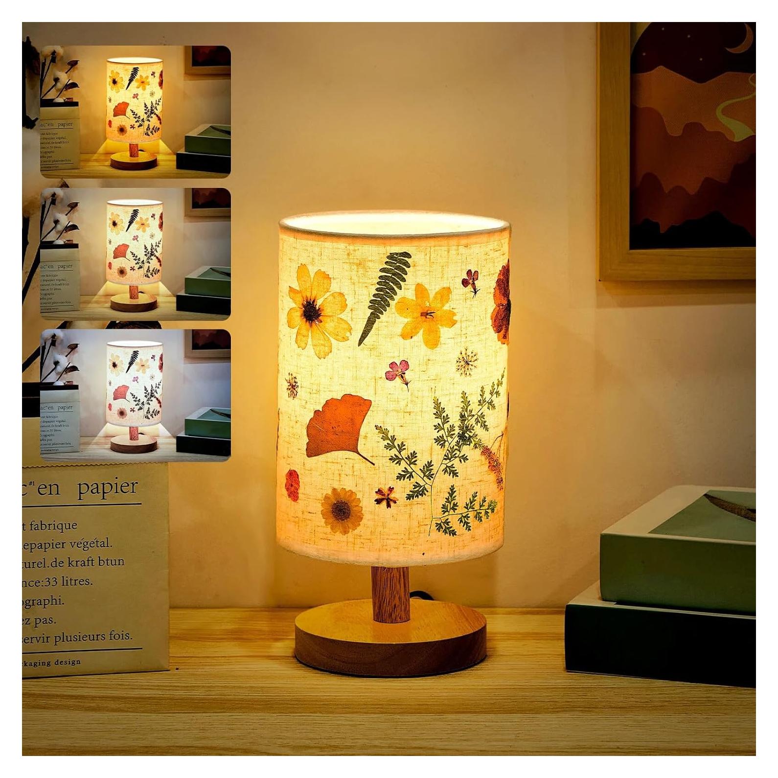 Lámpara de Mesa Floral Hortsun 20x10cm Estilo Moderno