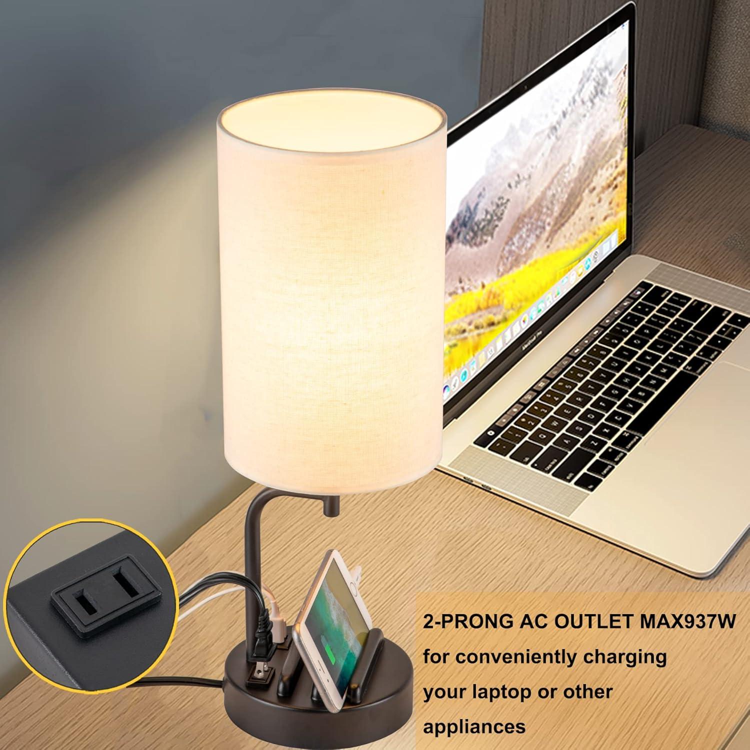 Lámpara de Mesa Dimmable Dreamholder con USB y Control Táctil
